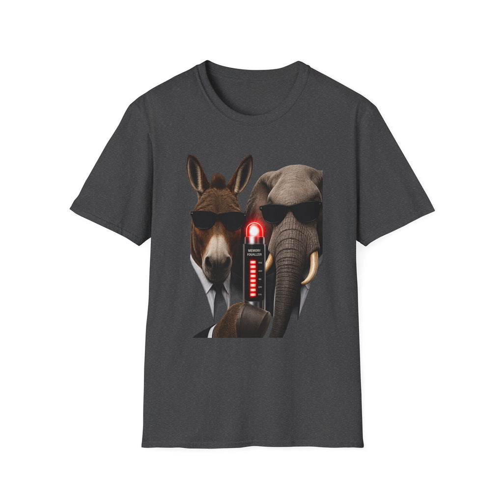 Funny Donkey & Elephant Sunglasses T-Shirt — Political Animal Humor Tee