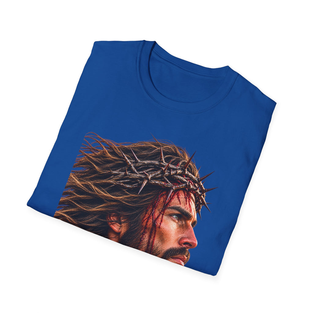 Jesus Portrait T-Shirt — Crown of Thorns Inspirational Christian Tee