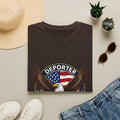 Deporter Supporter T-Shirt — Patriotic Eagle American Flag Tee