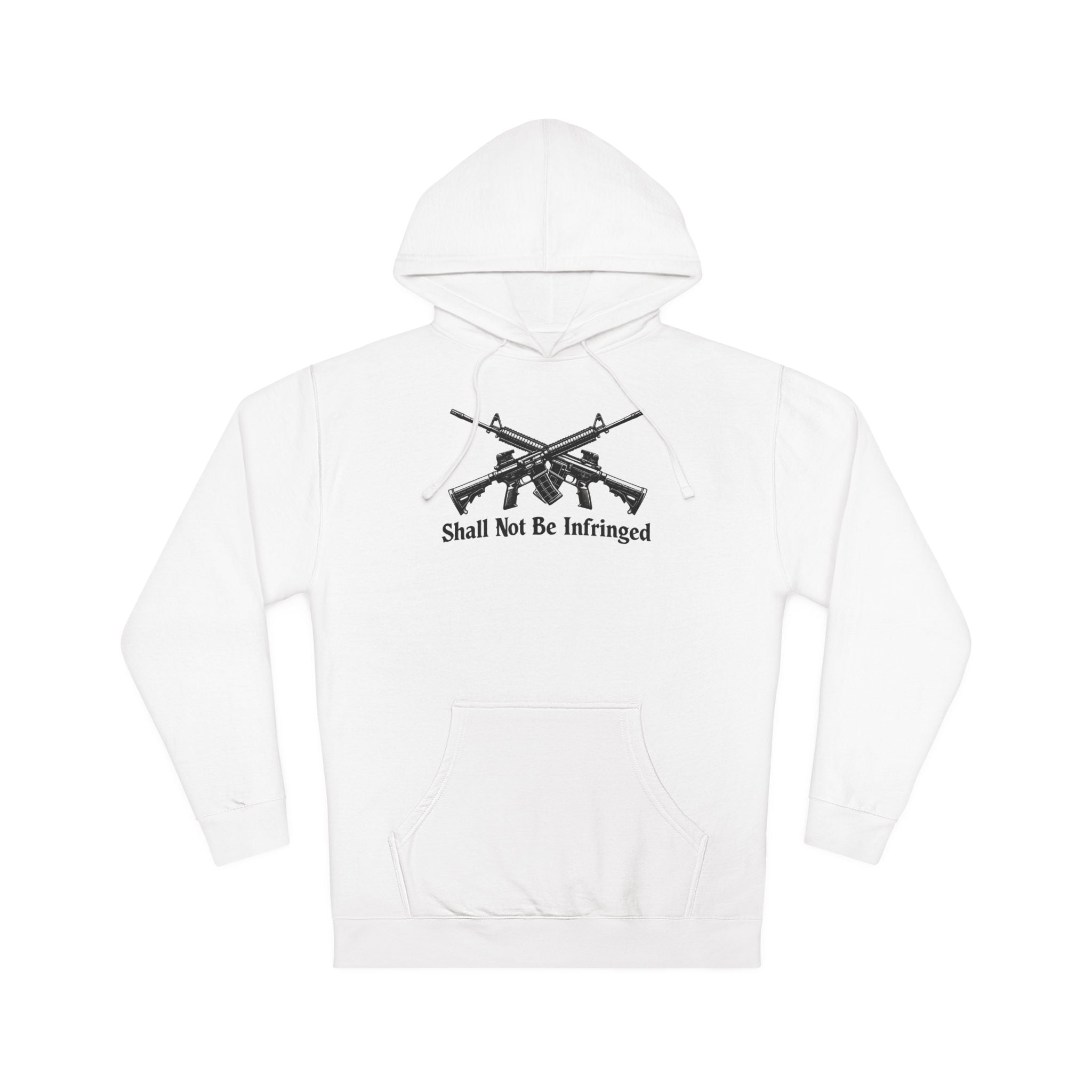Don't Tread On Me Hoodie — "Shall Not Be Infringed" Rifle Graphic