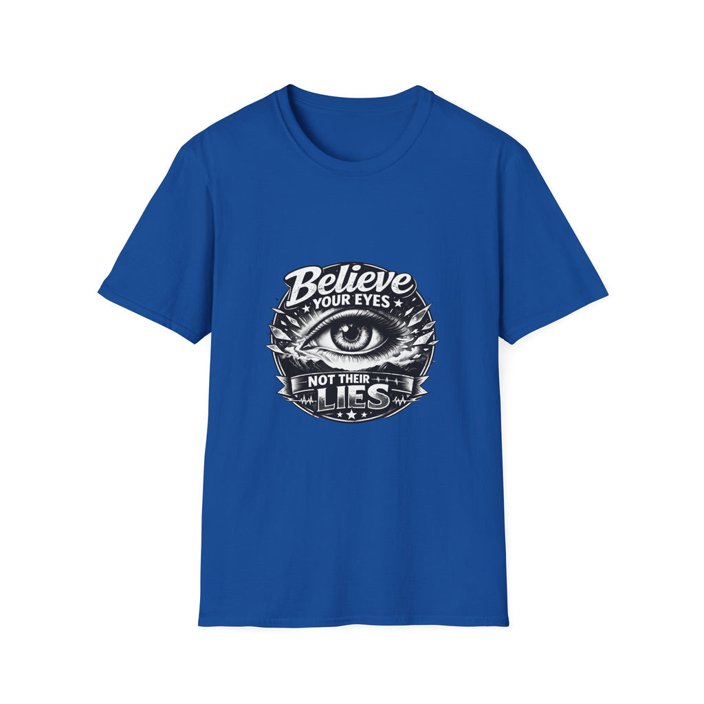 Believe Your Eyes T-Shirt — Vintage All-Seeing Eye Graphic Tee