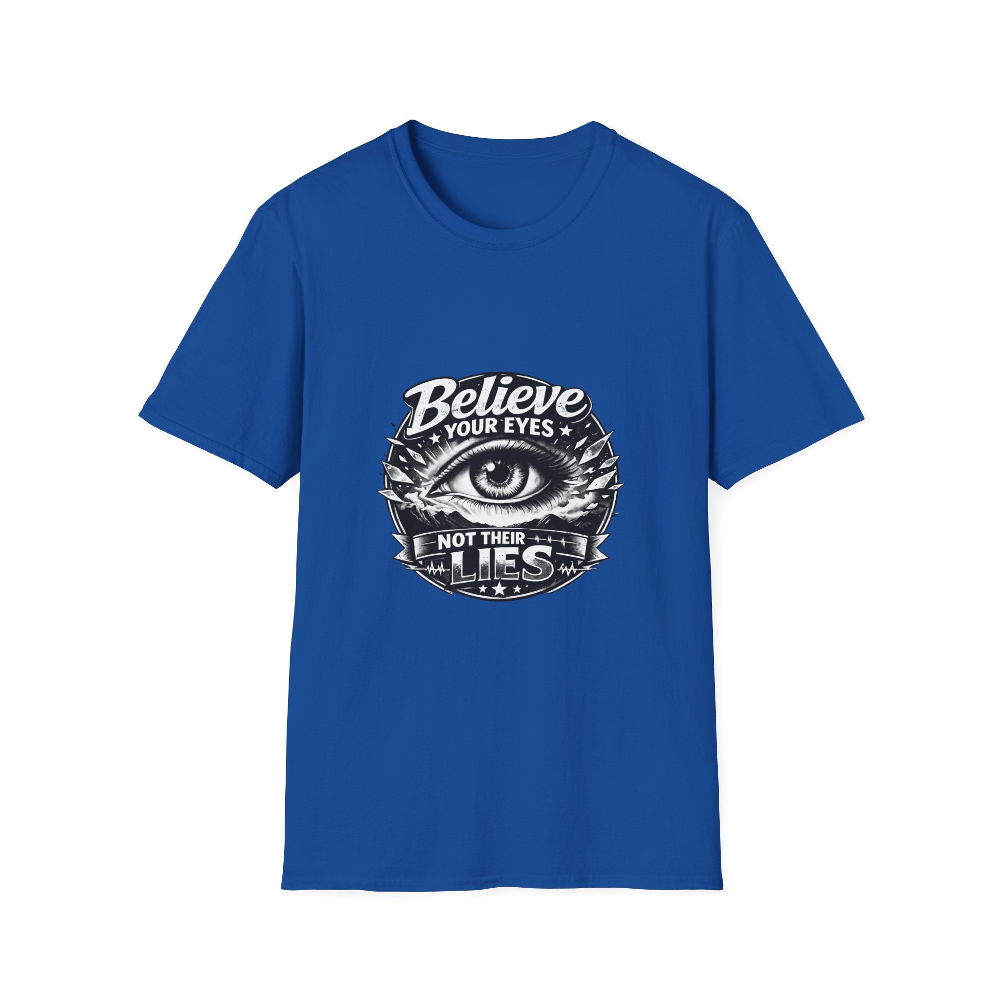 Believe Your Eyes T-Shirt — Vintage All-Seeing Eye Graphic Tee