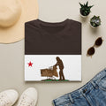 California Republic Grocery Cart T-Shirt — Funny State Flag Design