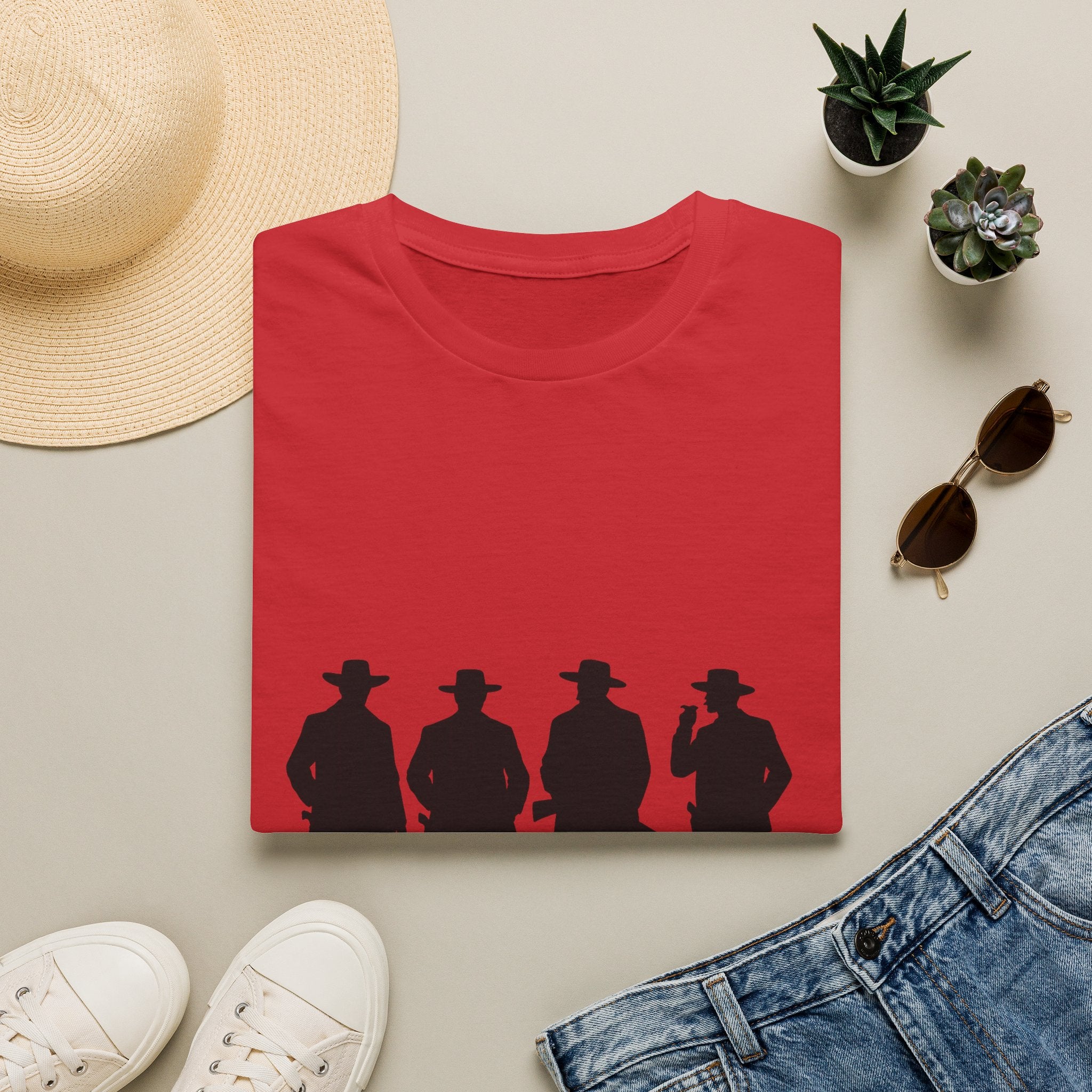 Cowboy Silhouette T-Shirt — Western Outlaw Graphic Tee