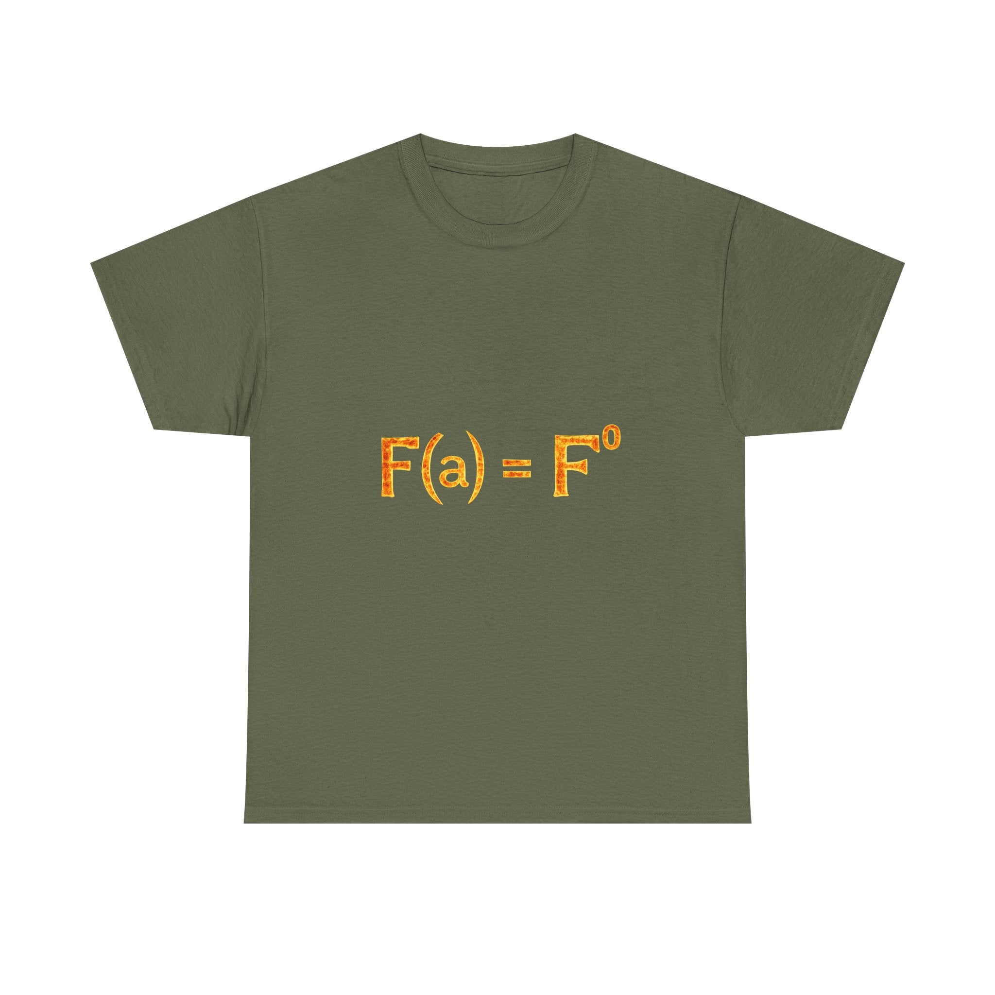 Math Humor T-Shirt — “F(a) = F” Funny Physics/Calculus Tee