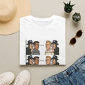 T-Shirt — Political Meme Panel Tee (Muslim vs Christian Conversation Graphic)