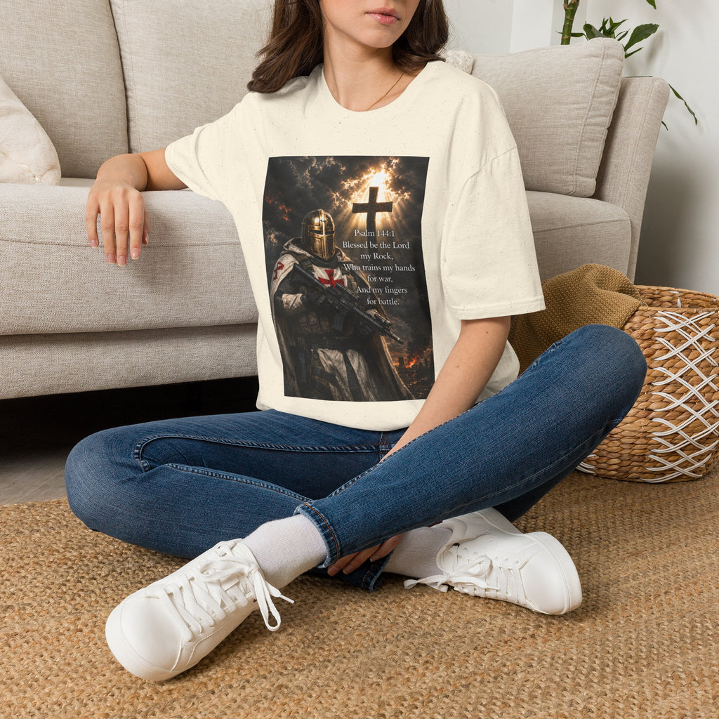 Christian Knight T-Shirt — Psalm 18:1 Faith & Strength Tee