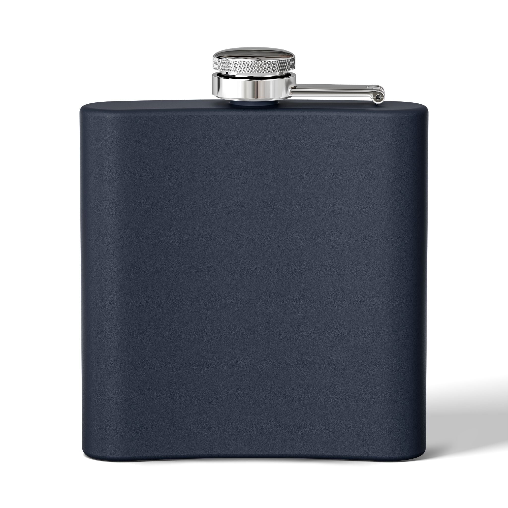 6oz Stainless Steel Flask — Patriotic Middle Finger USA Flag Design