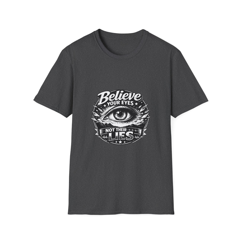 Believe Your Eyes T-Shirt — Vintage All-Seeing Eye Graphic Tee