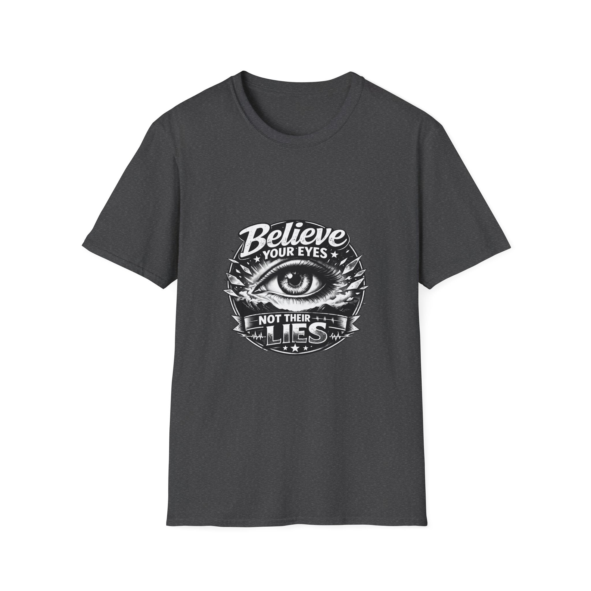 Believe Your Eyes T-Shirt — Vintage All-Seeing Eye Graphic Tee
