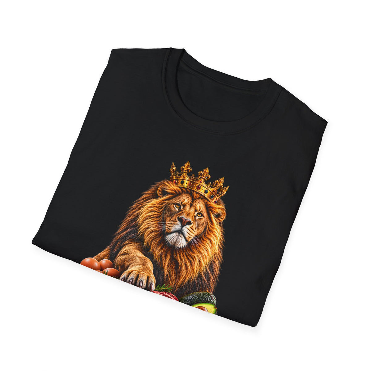 Carnivore/Keto Life T-Shirt — Lion King Meat & Avocado Graphic Tee