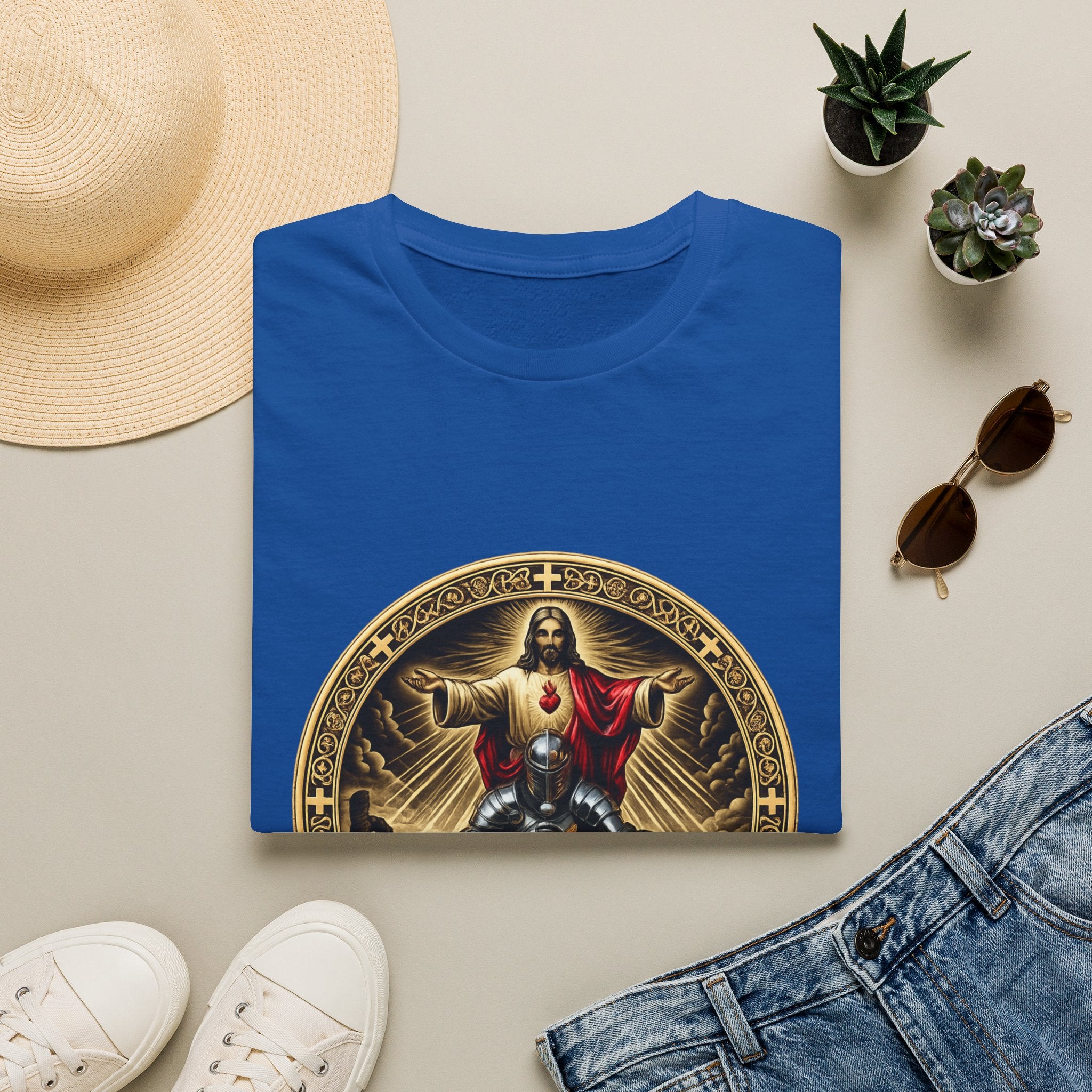 Jesus Crusader Graphic T-Shirt