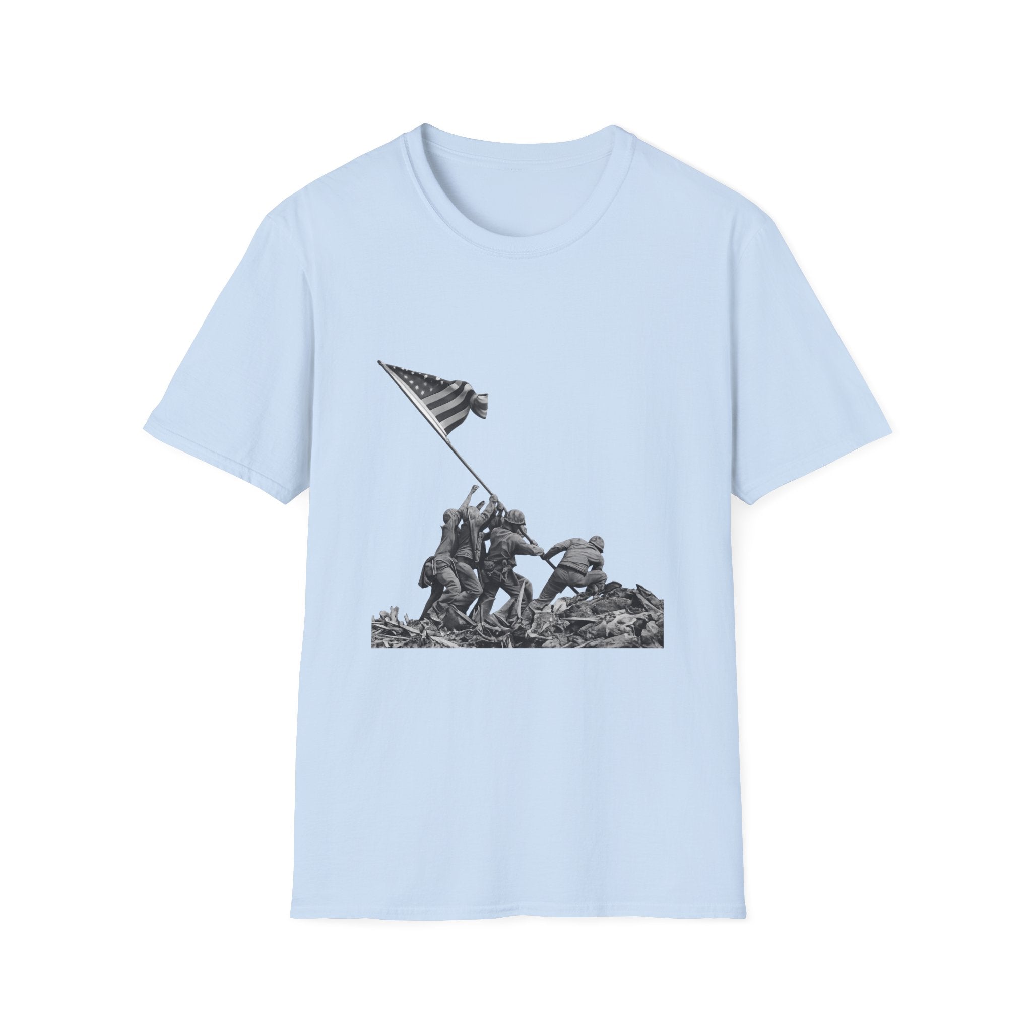 Iwo Jima Flag Raising T-Shirt — WWII Memorial Tribute Tee