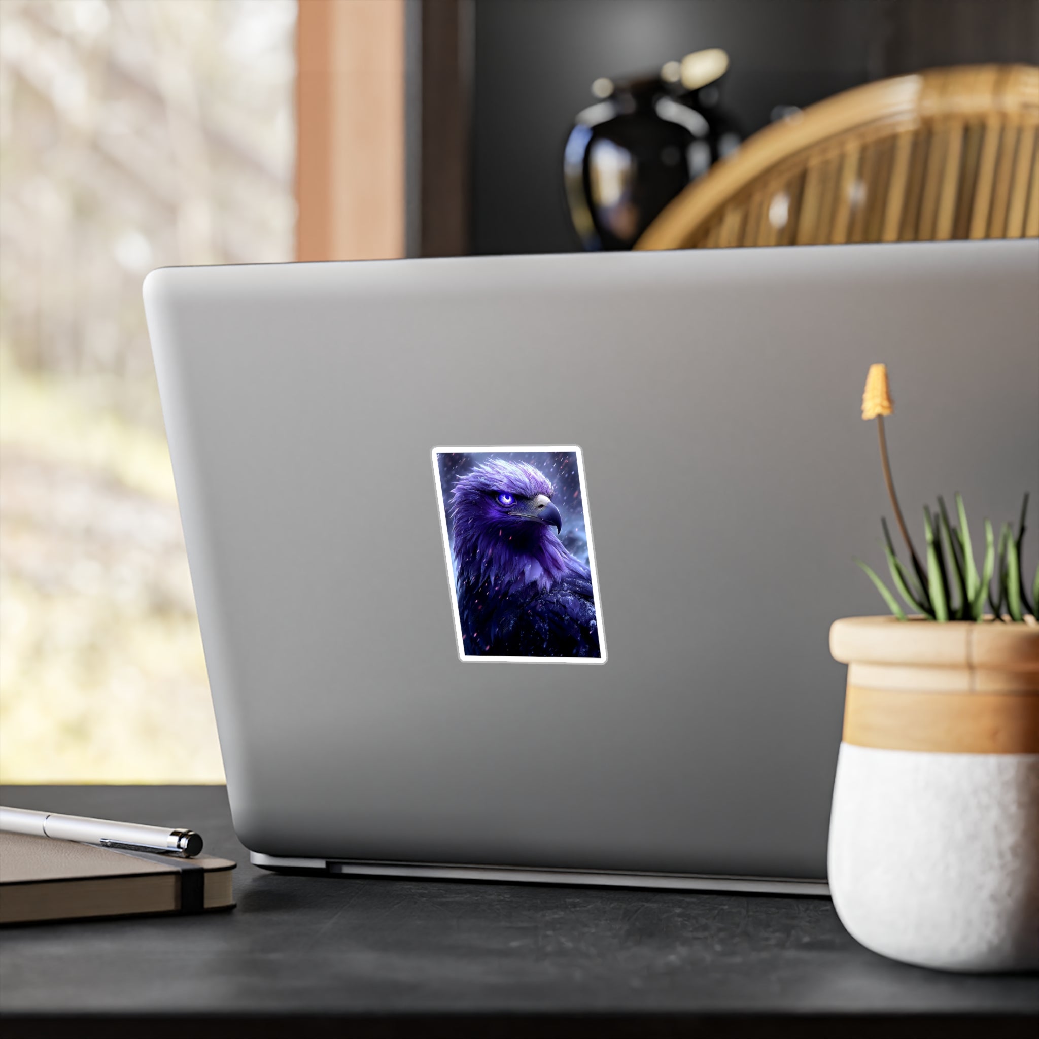 Purple Fantasy Eagle Kiss-Cut Vinyl Decal