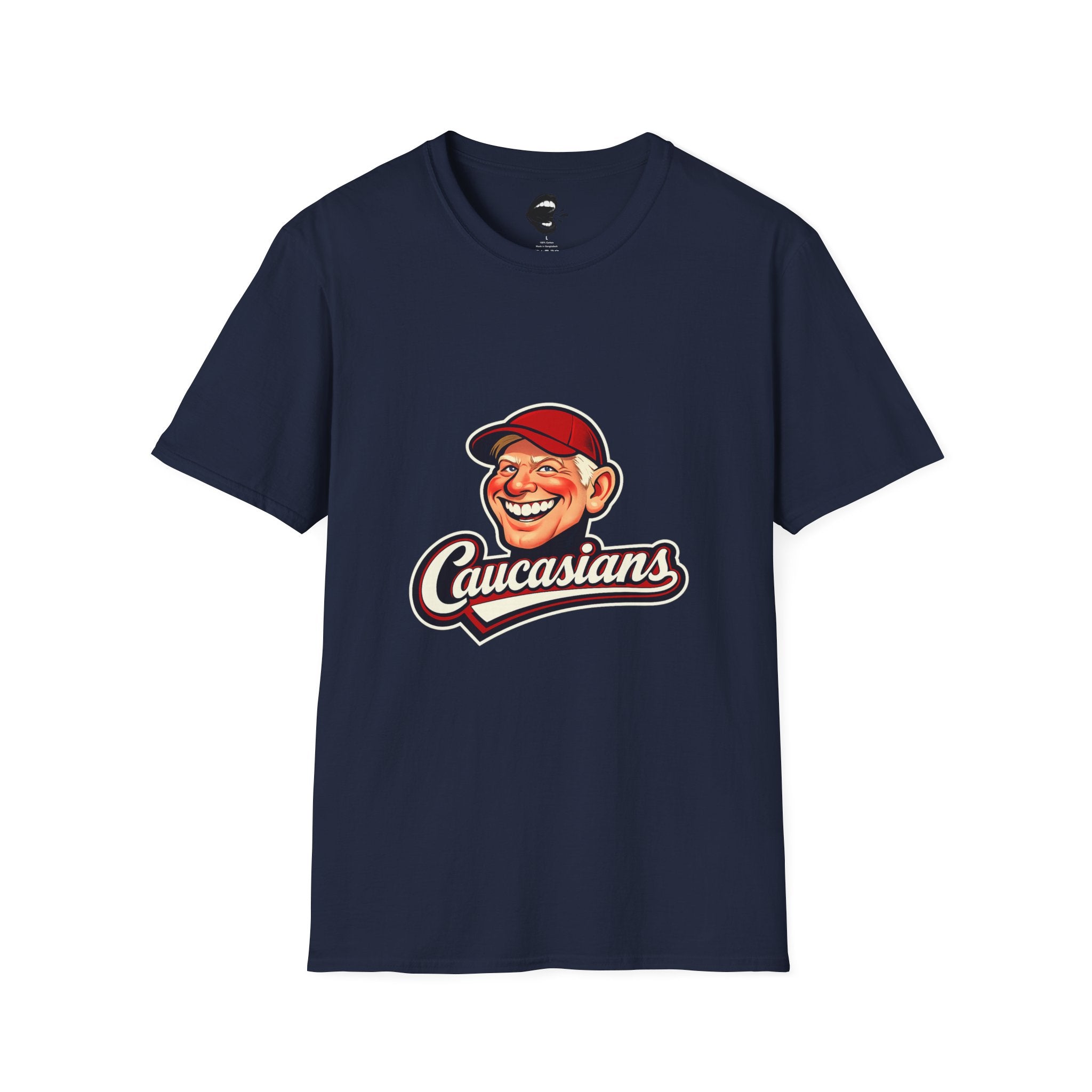Caucasians Retro Mascot T-Shirt