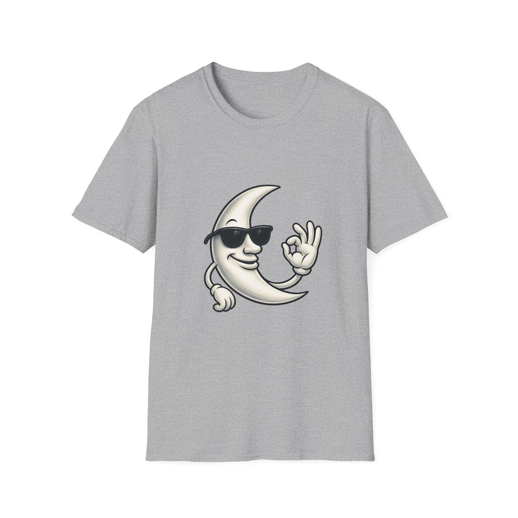 Cool Moon Graphic T-Shirt — Sunglasses Moon