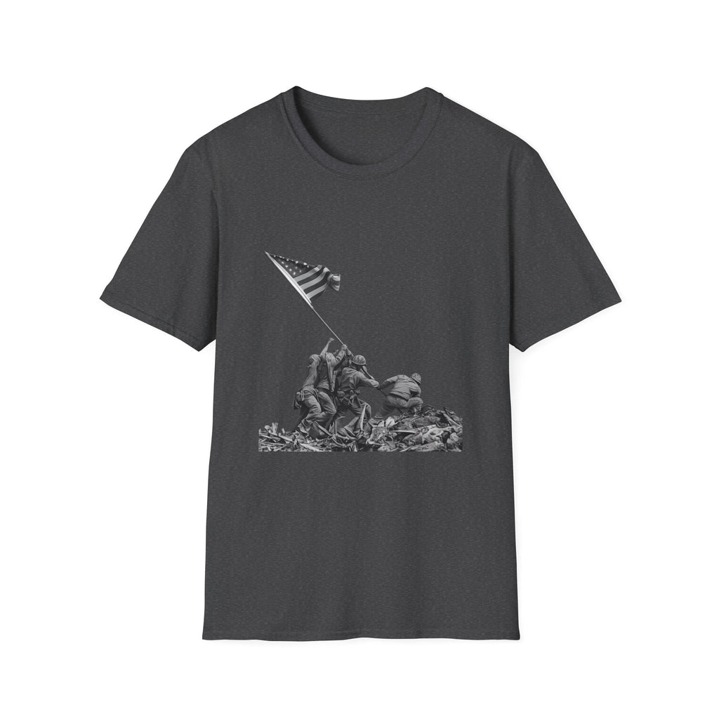 Iwo Jima Flag Raising T-Shirt — WWII Memorial Tribute Tee