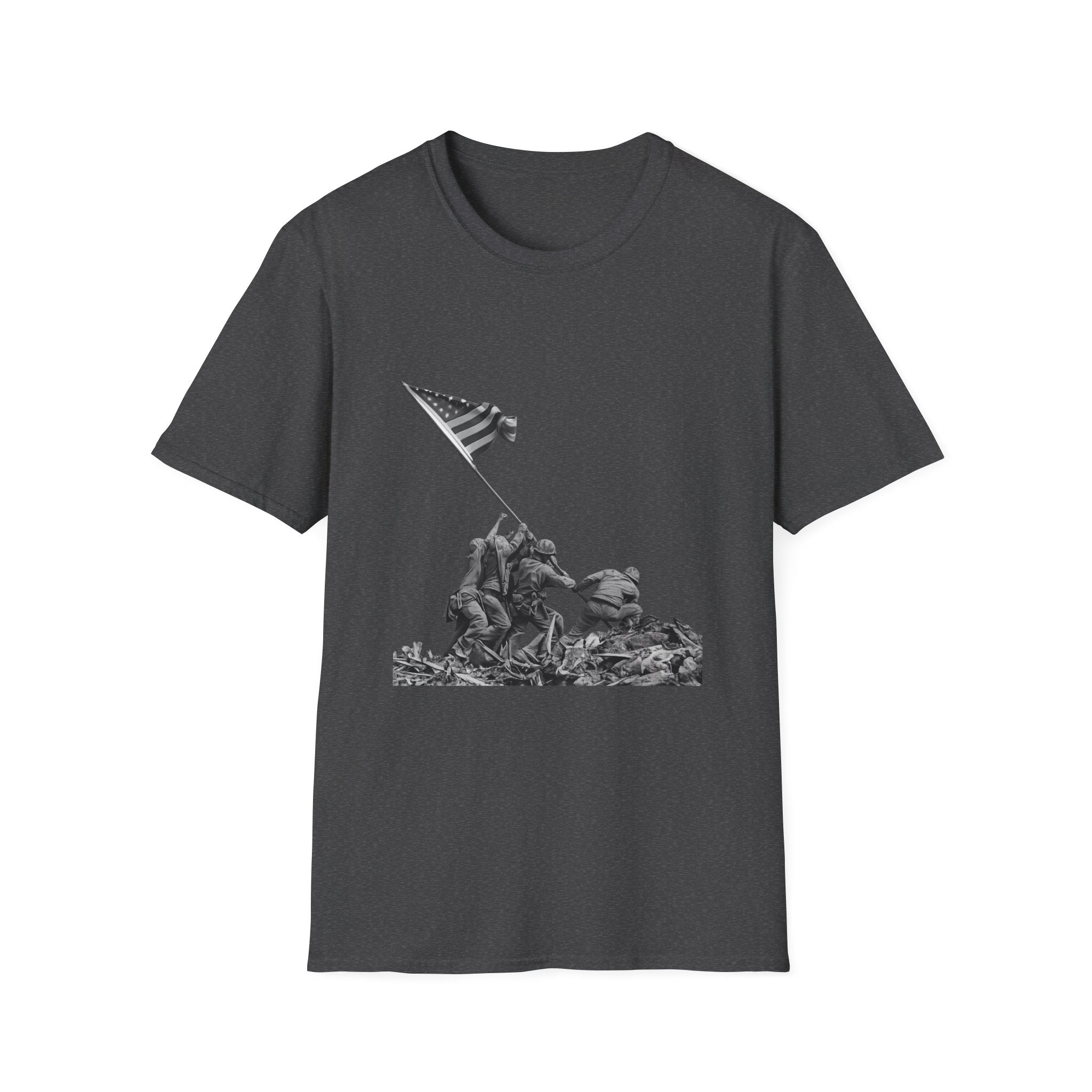 Iwo Jima Flag Raising T-Shirt — WWII Memorial Tribute Tee