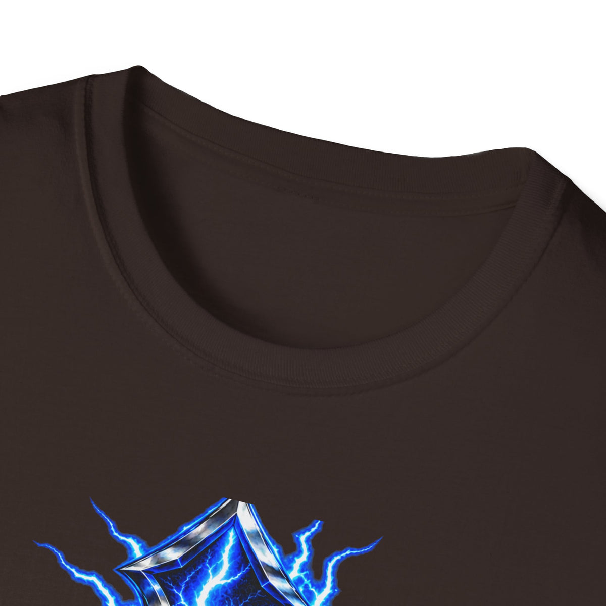 Electric Blue Cross T-Shirt – Lightning Church Graphic Tee