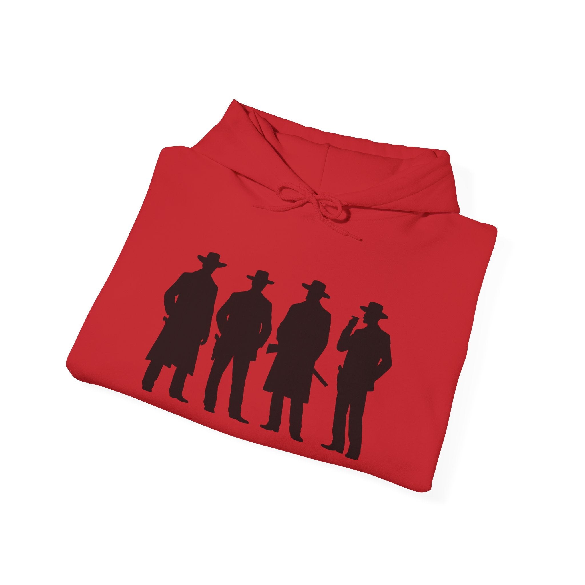 Western Outlaw Hoodie — "Say When" Vintage Gunslinger Pullover