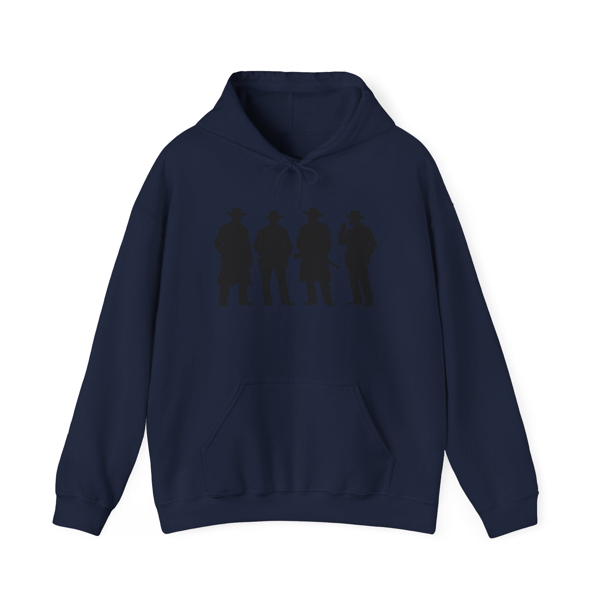Western Outlaw Hoodie — "Say When" Vintage Gunslinger Pullover