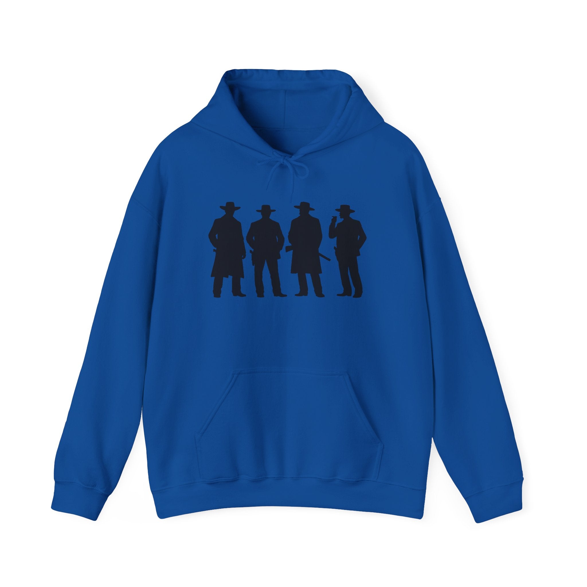 Western Outlaw Hoodie — "Say When" Vintage Gunslinger Pullover