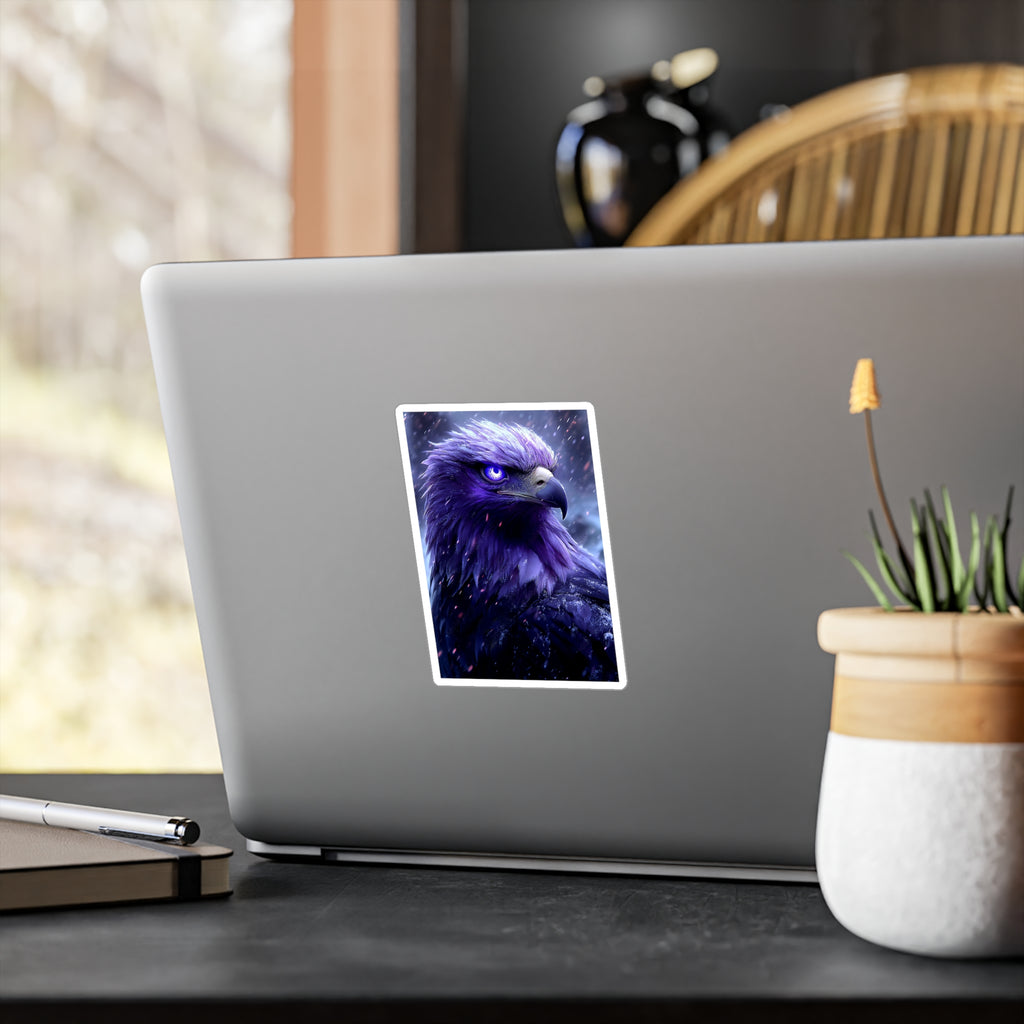 Purple Fantasy Eagle Kiss-Cut Vinyl Decal