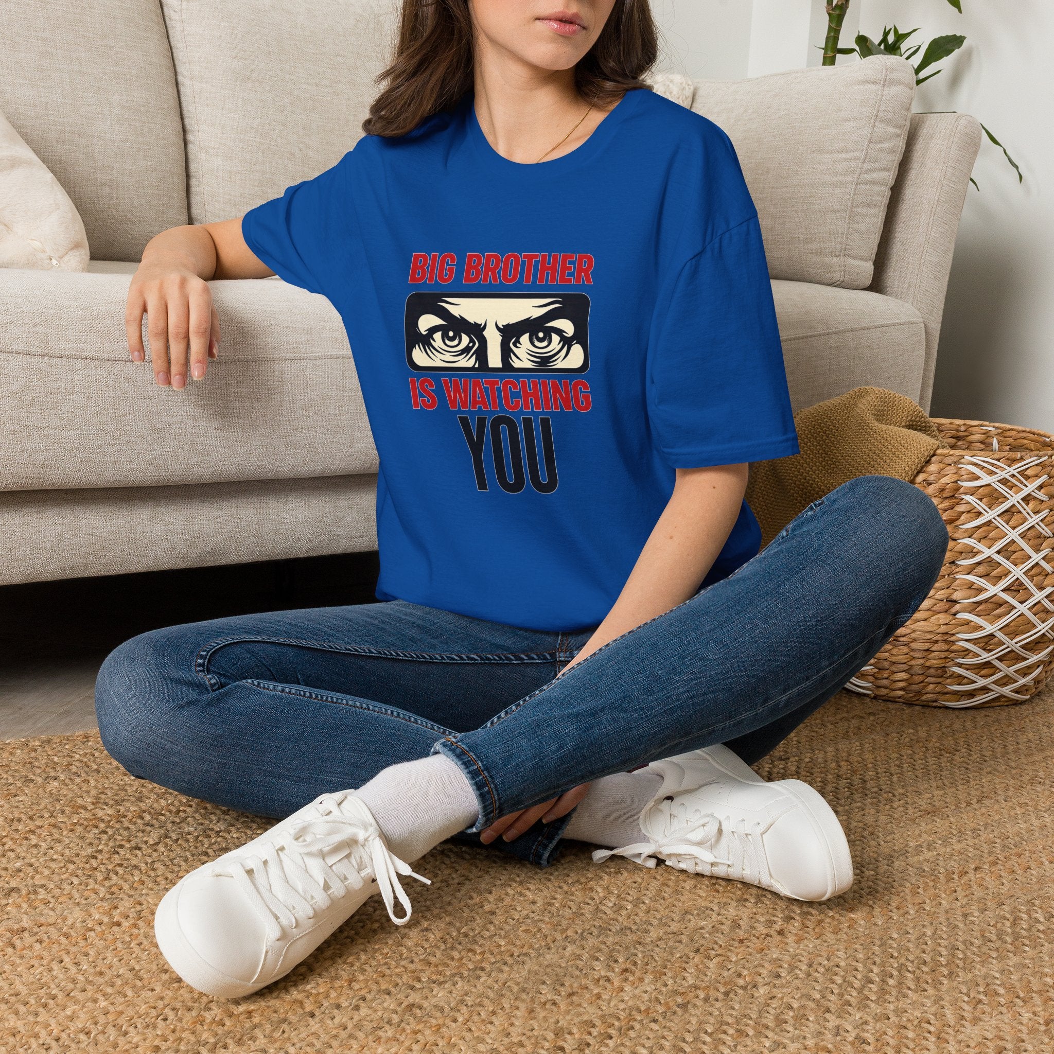 Big Brother Is Watching T-Shirt — Dystopian Surveillance Graphic Tee