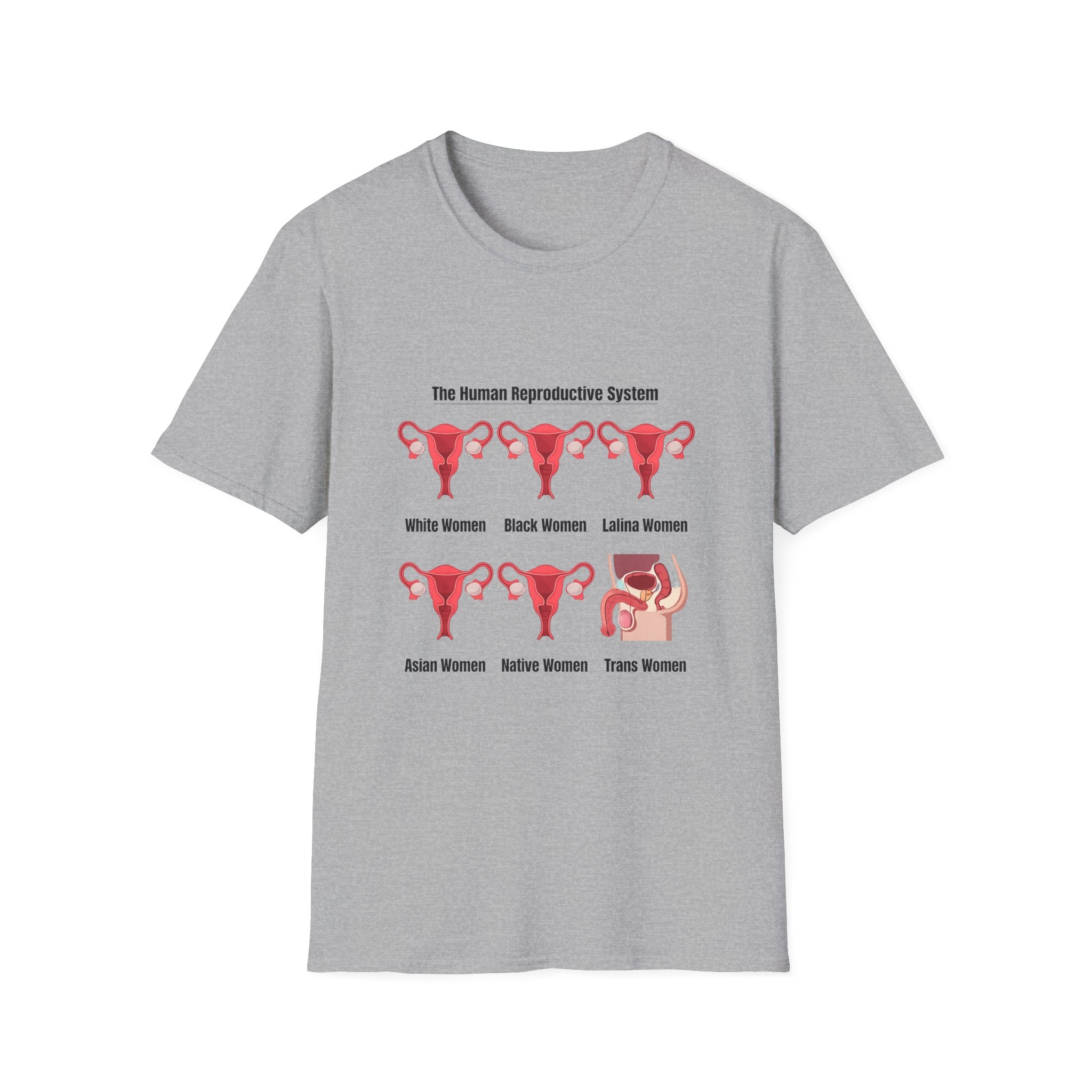 T-Shirt — "The Human Reproductive System" Graphic Tee
