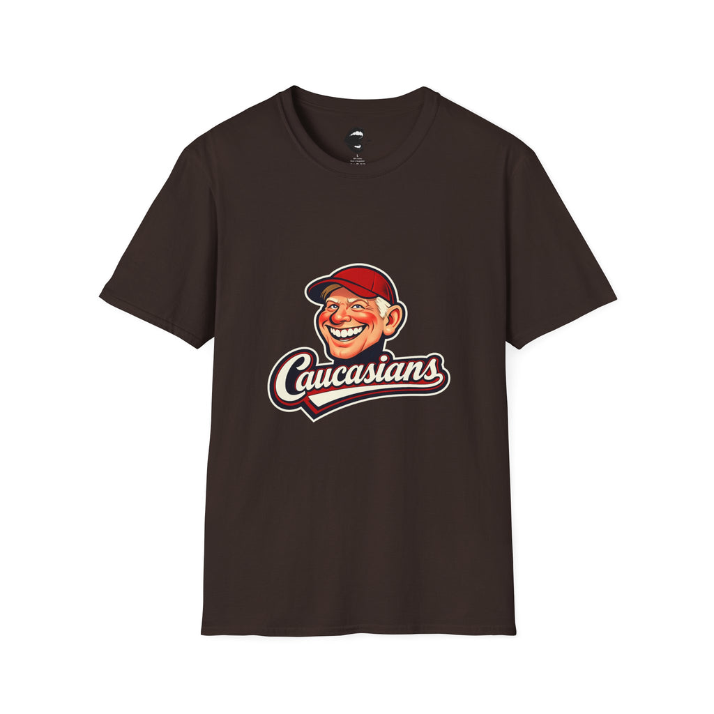 Caucasians Retro Mascot T-Shirt