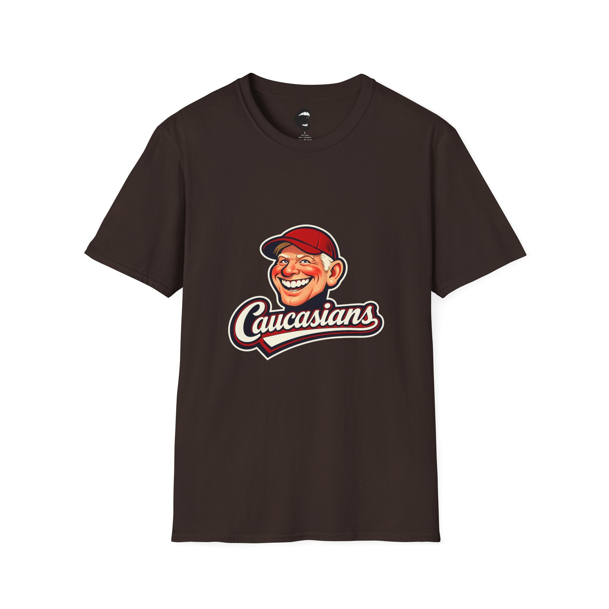 Caucasians Retro Mascot T-Shirt