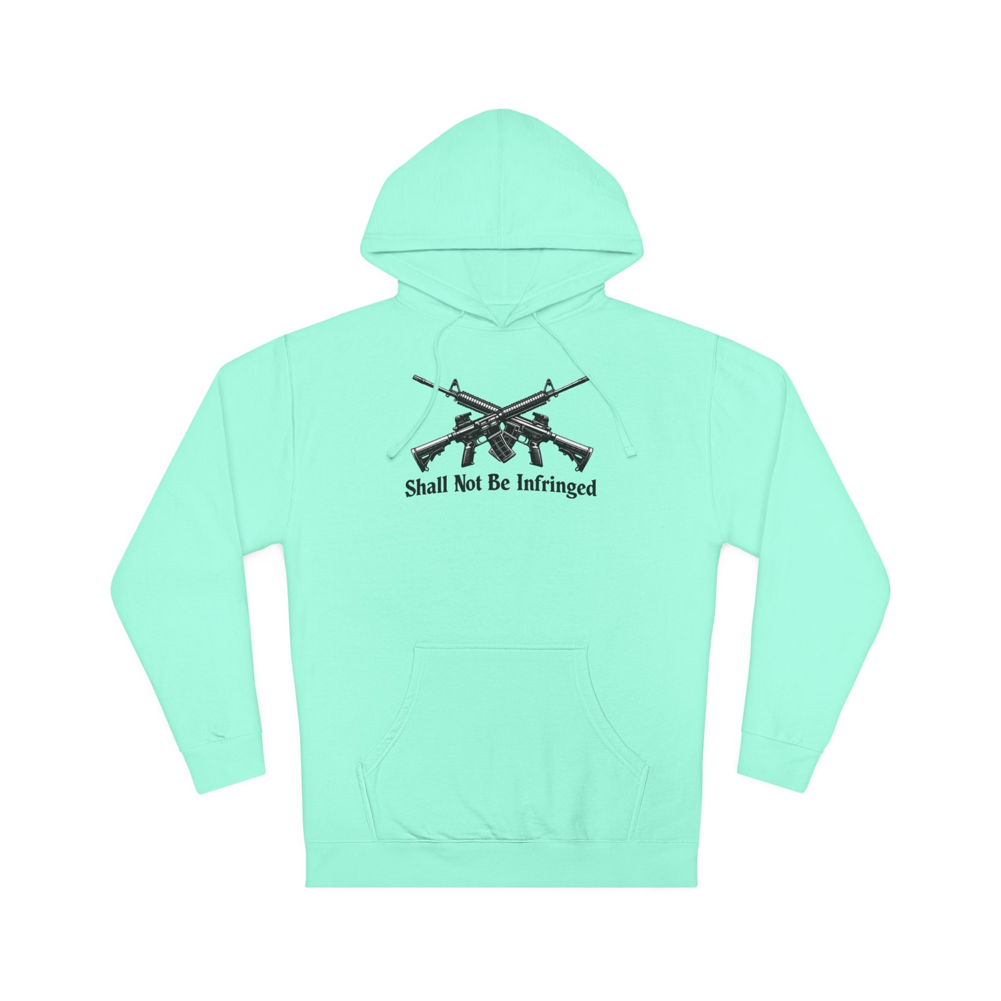 Don't Tread On Me Hoodie — "Shall Not Be Infringed" Rifle Graphic