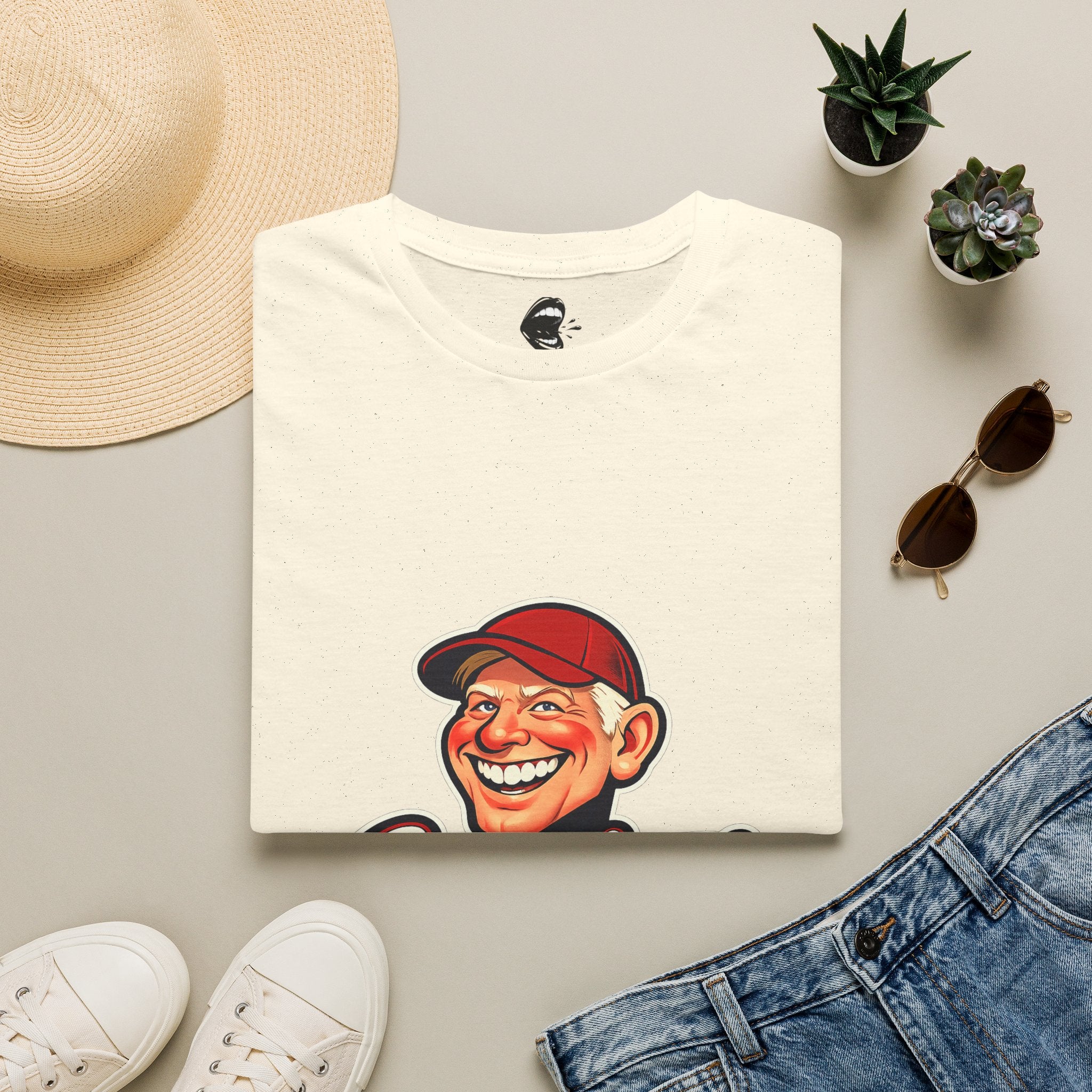 Caucasians Retro Mascot T-Shirt