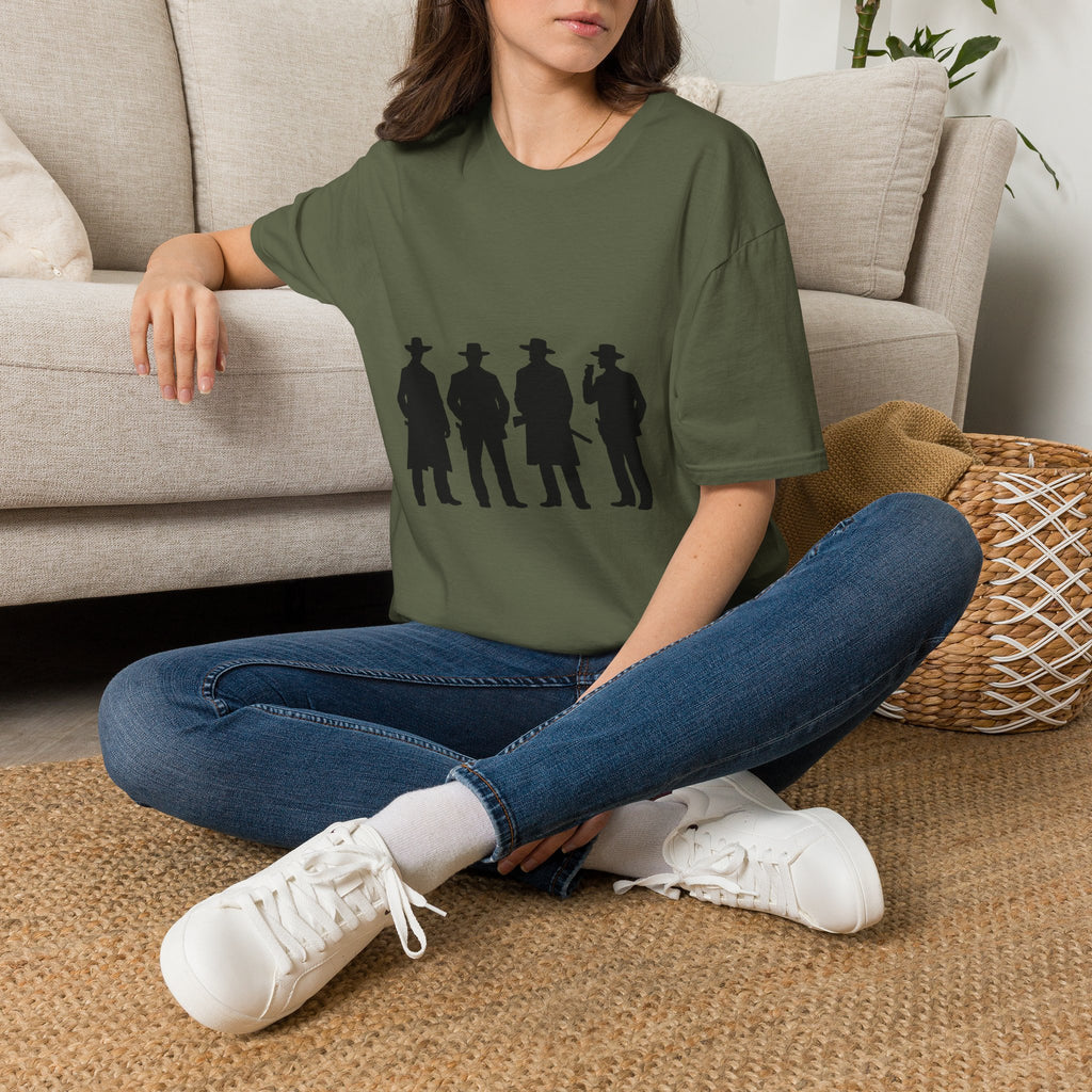 Cowboy Silhouette T-Shirt — Western Outlaw Graphic Tee