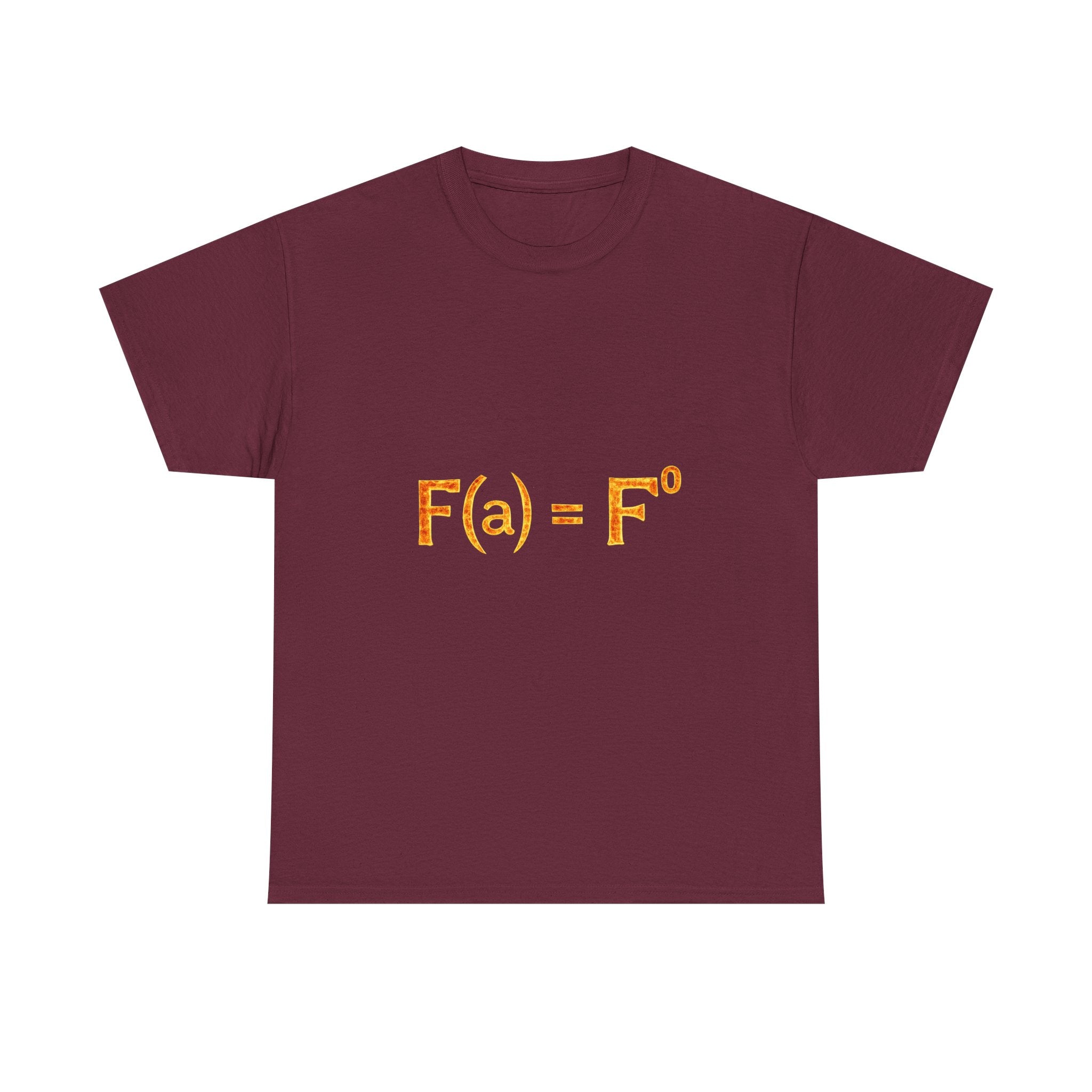 Math Humor T-Shirt — “F(a) = F” Funny Physics/Calculus Tee