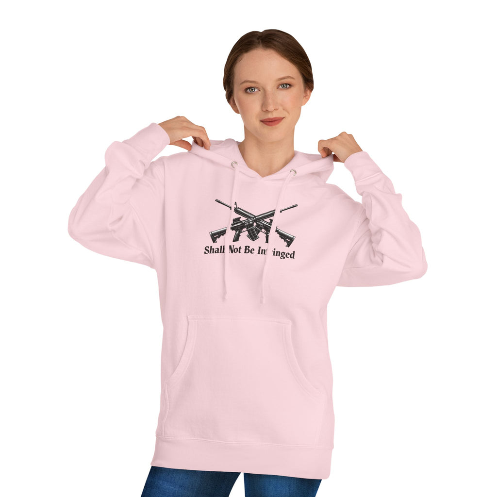 Don't Tread On Me Hoodie — "Shall Not Be Infringed" Rifle Graphic