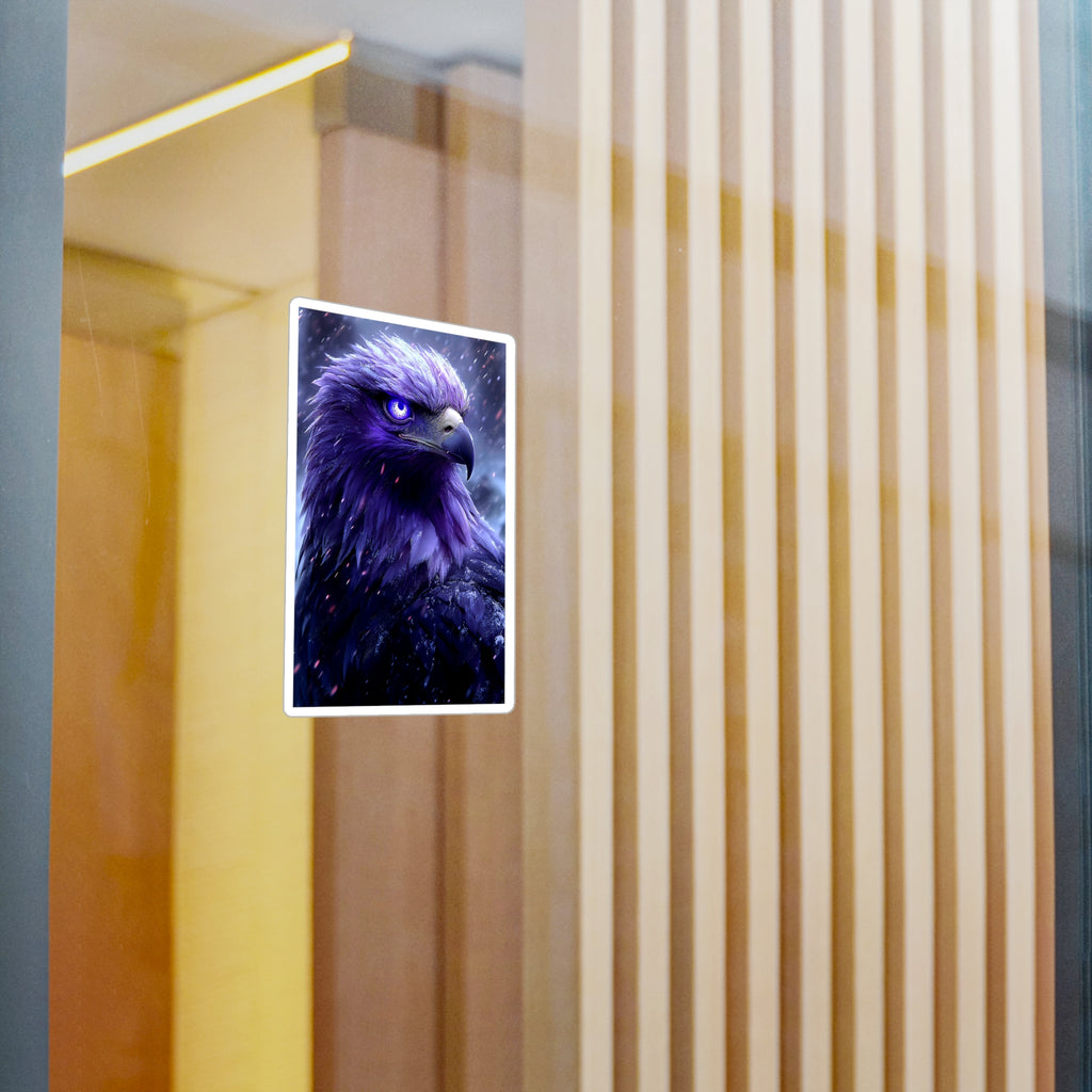 Purple Fantasy Eagle Kiss-Cut Vinyl Decal