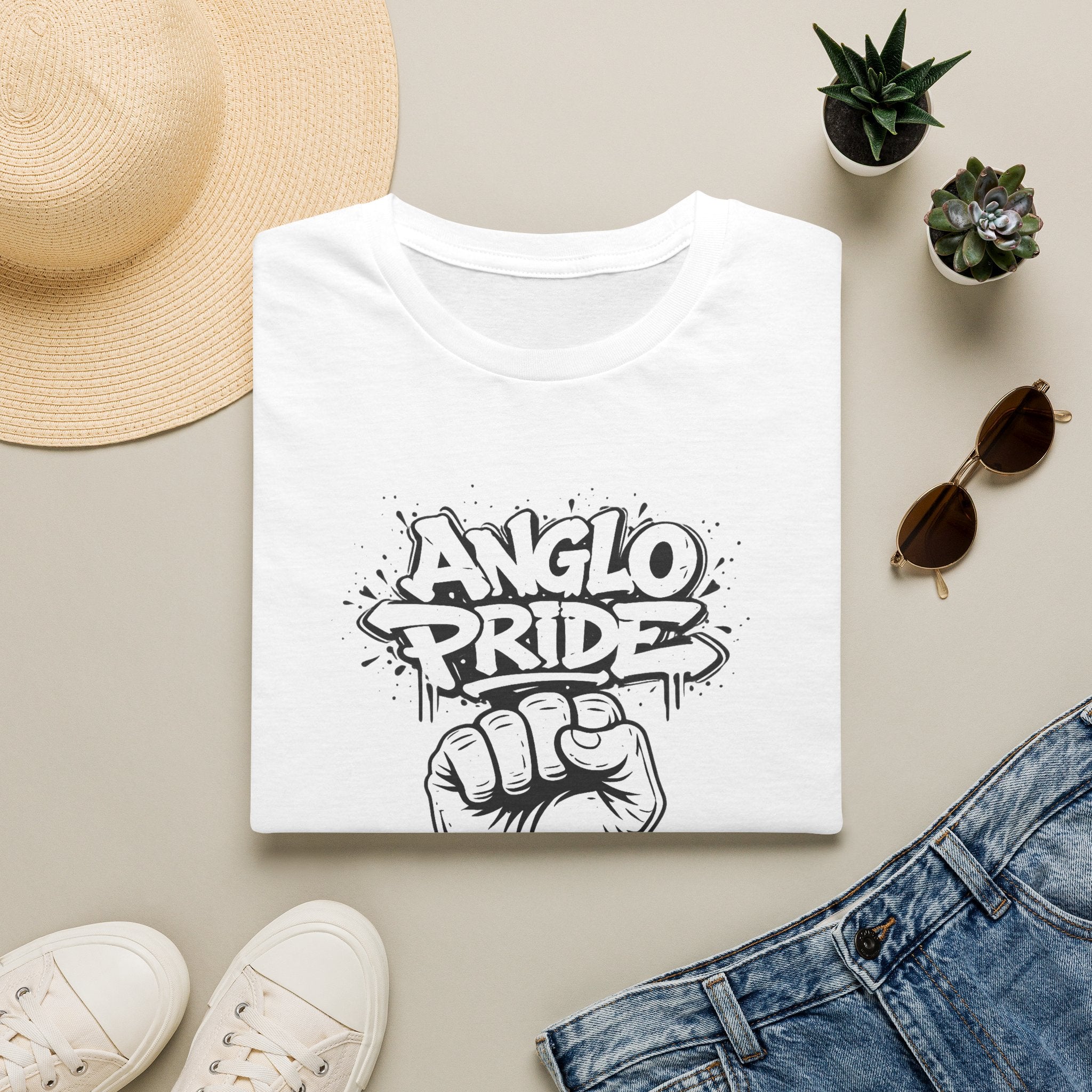 Anglo Pride Fist T-Shirt — Bold Heritage Graphic Tee