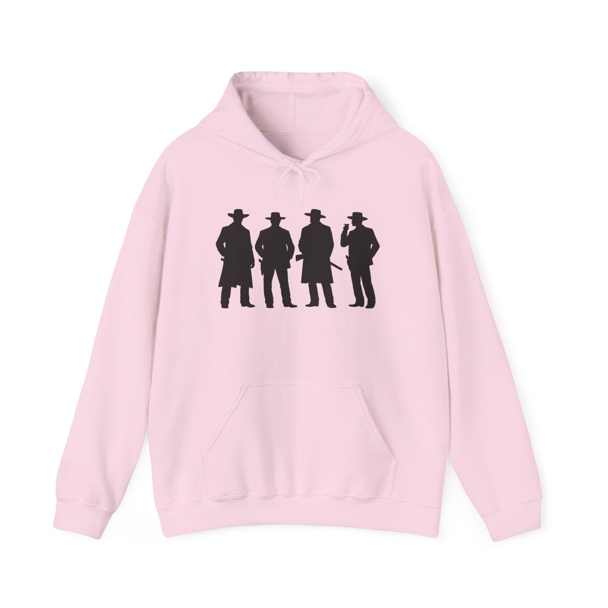 Western Outlaw Hoodie — "Say When" Vintage Gunslinger Pullover