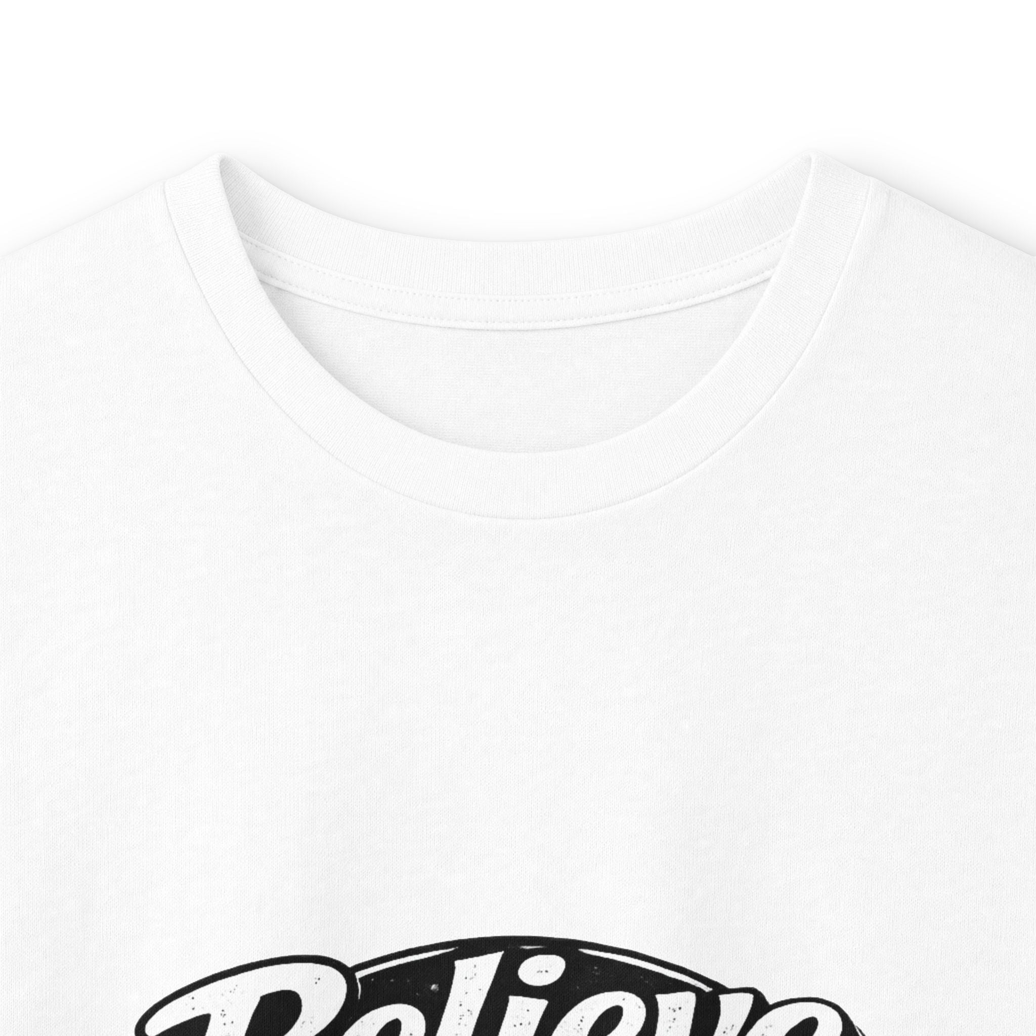 Long Sleeve Tee — "Believe Your Eyes Not Their Lies" Graphic Eye Shirt