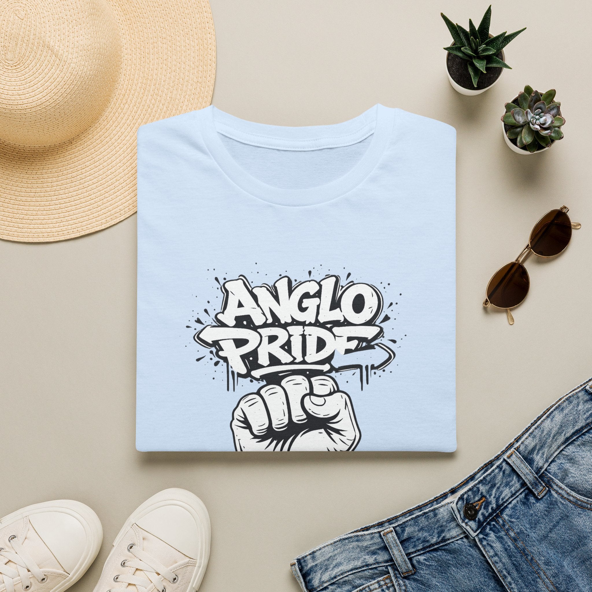 Anglo Pride Fist T-Shirt — Bold Heritage Graphic Tee