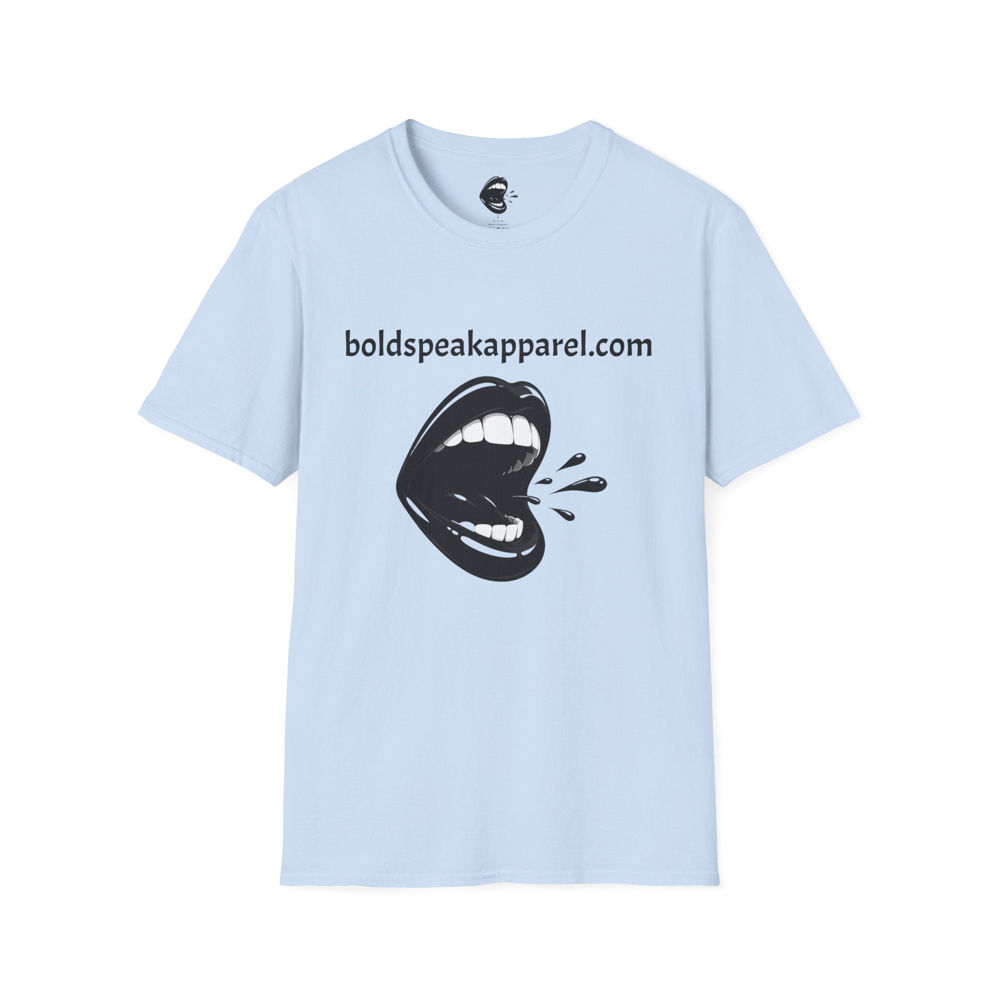Graphic T-Shirt — 'boldspeakapparel.com' Screaming Mouth Design
