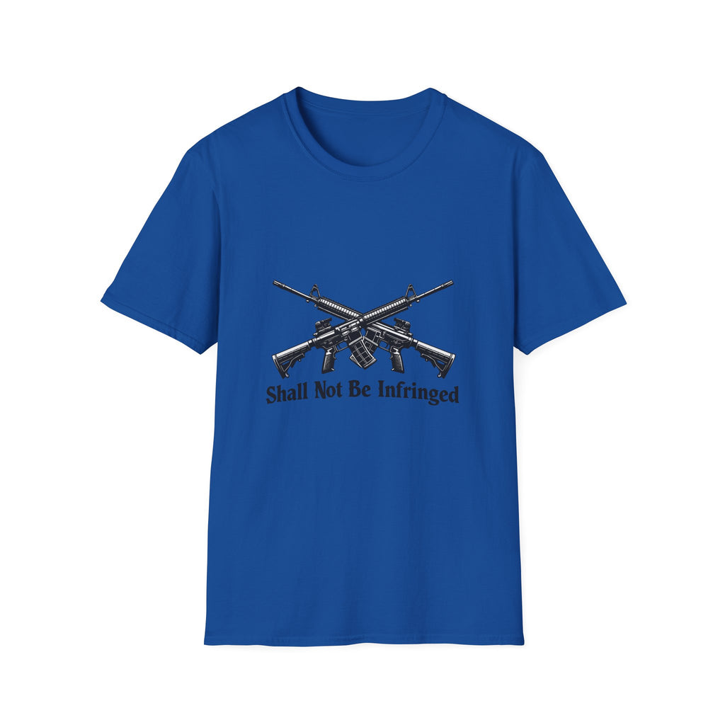 T‑Shirt — "Shall Not Be Infringed" Crossed Rifles 2nd Amendment Tee