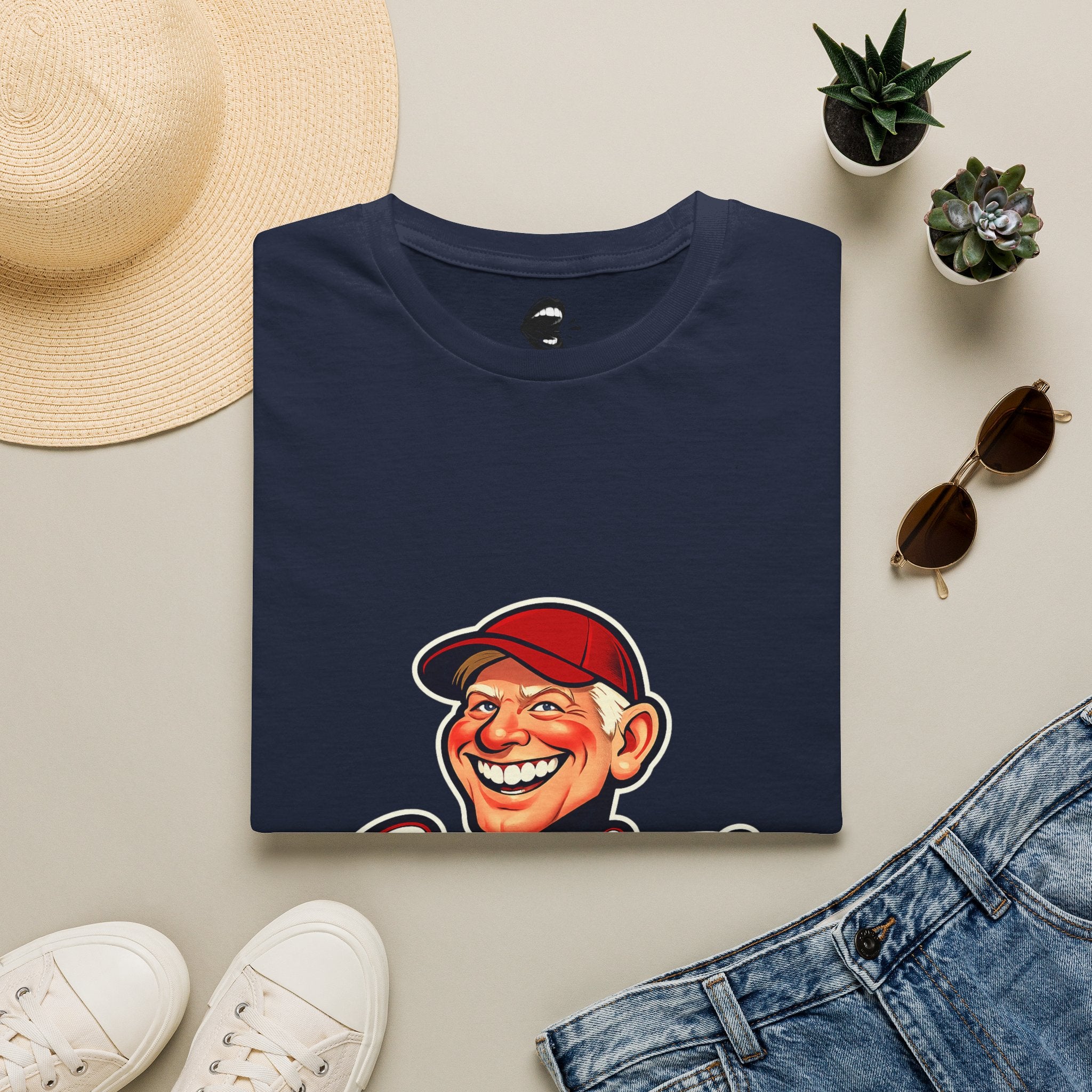 Caucasians Retro Mascot T-Shirt