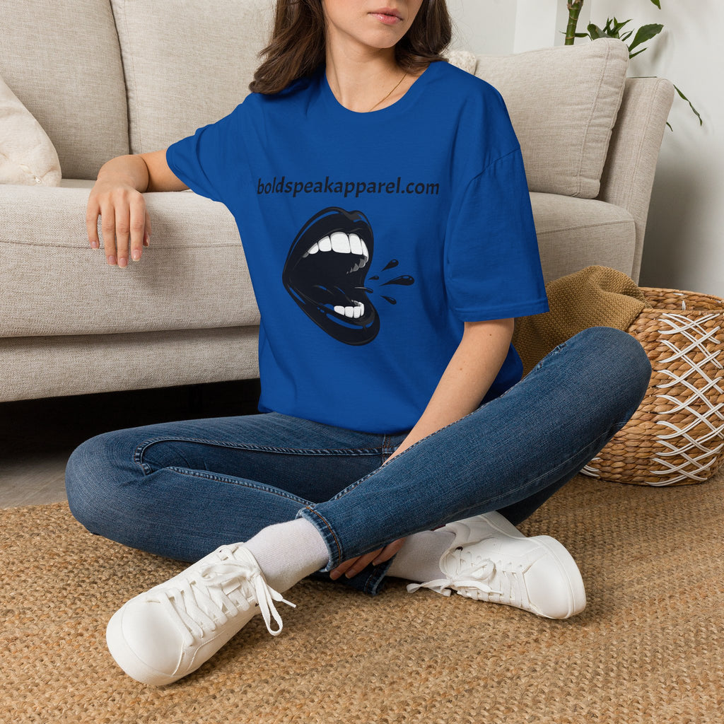 Graphic T-Shirt — 'boldspeakapparel.com' Screaming Mouth Design