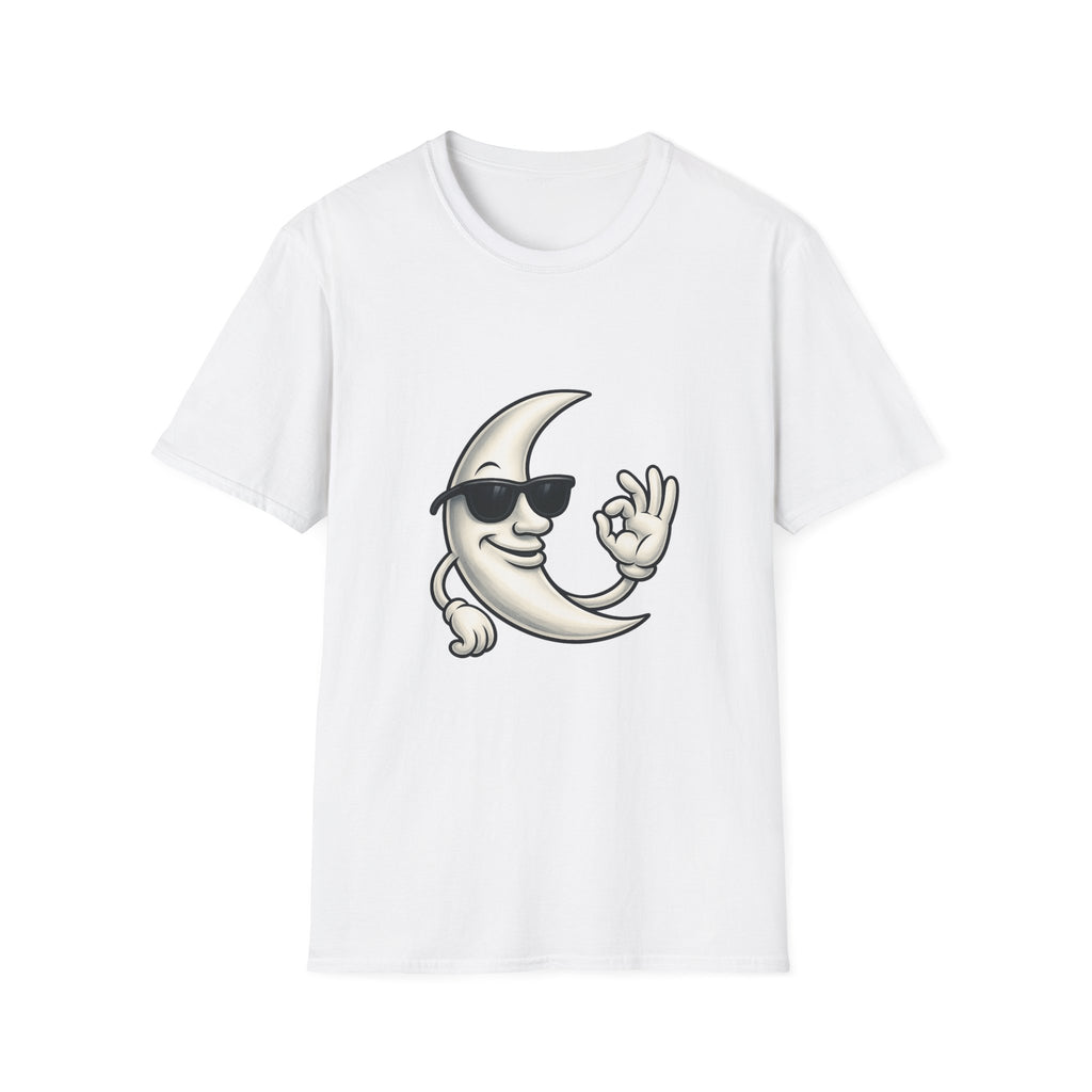 Cool Moon Graphic T-Shirt — Sunglasses Moon