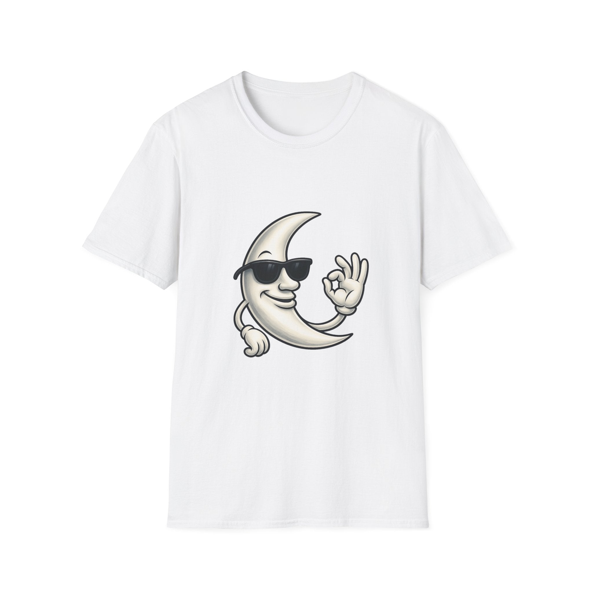 Cool Moon Graphic T-Shirt — Sunglasses Moon