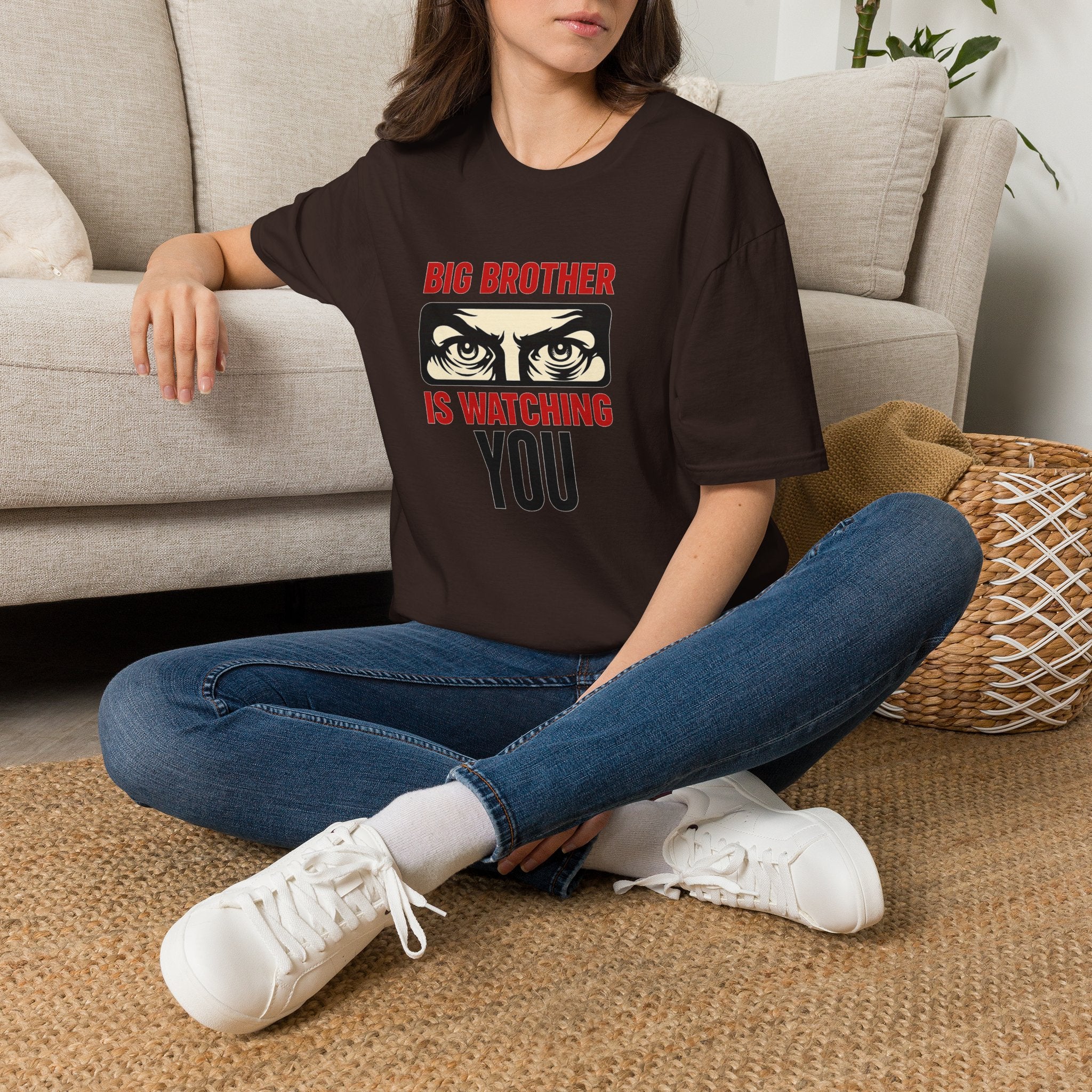 Big Brother Is Watching T-Shirt — Dystopian Surveillance Graphic Tee