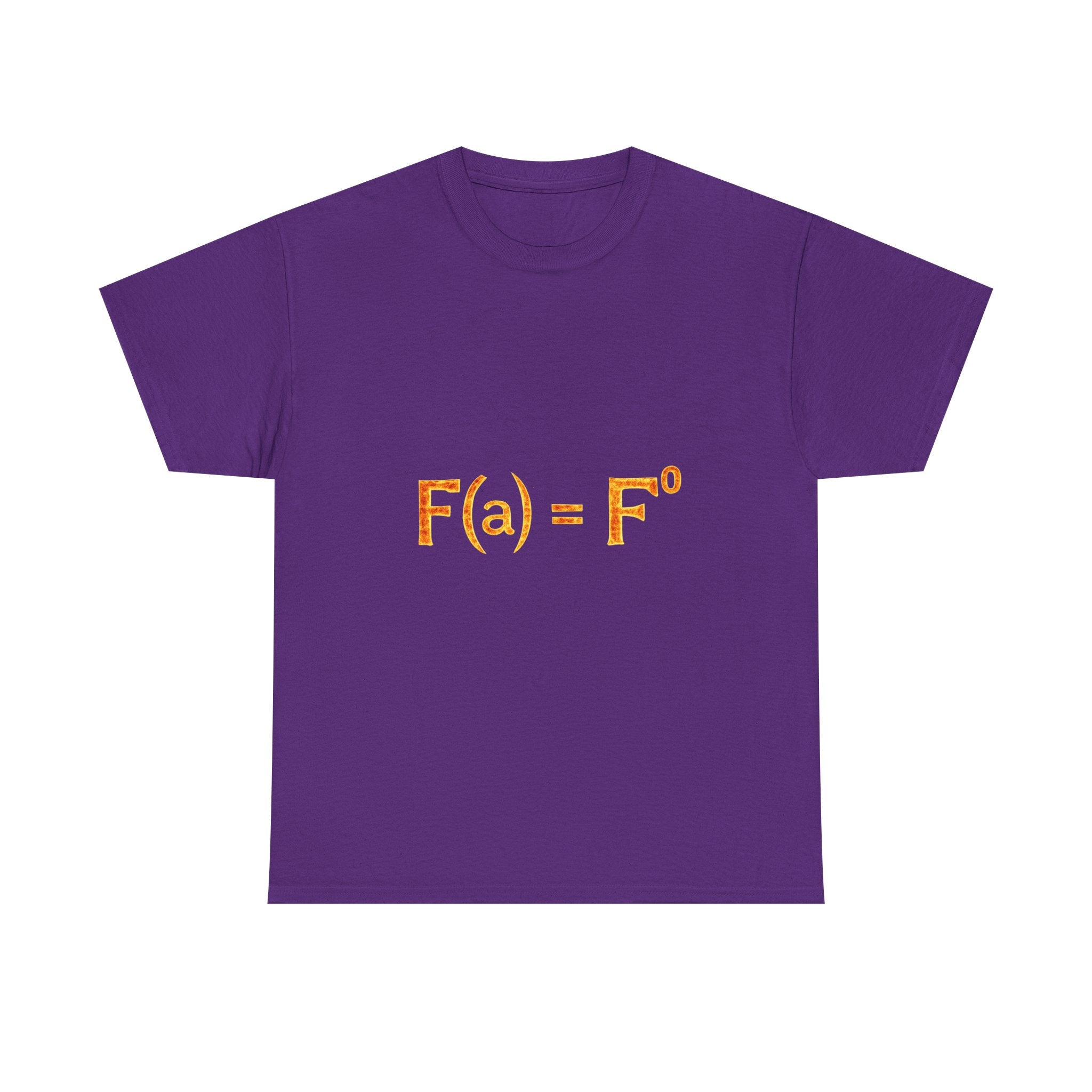 Math Humor T-Shirt — “F(a) = F” Funny Physics/Calculus Tee
