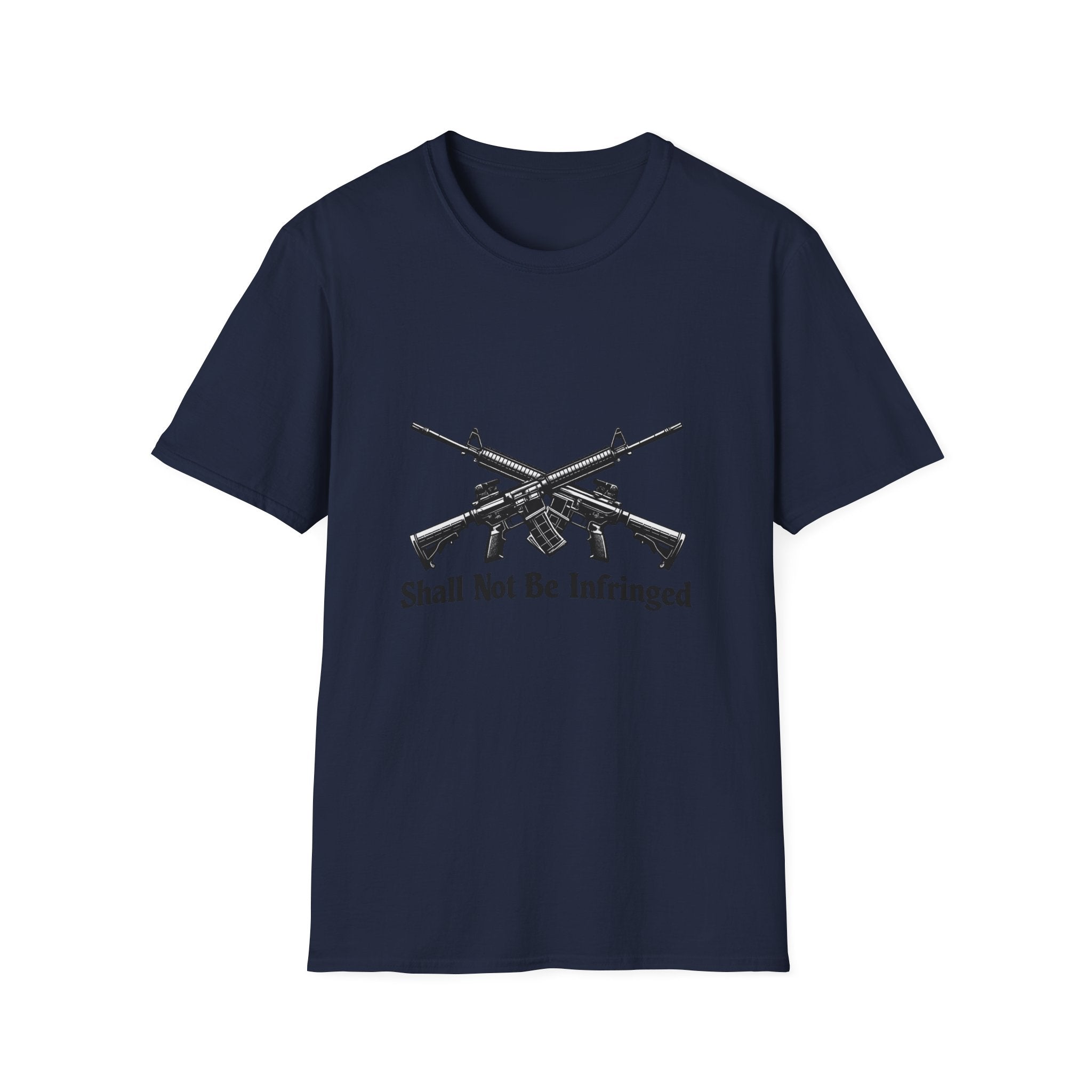T‑Shirt — "Shall Not Be Infringed" Crossed Rifles 2nd Amendment Tee